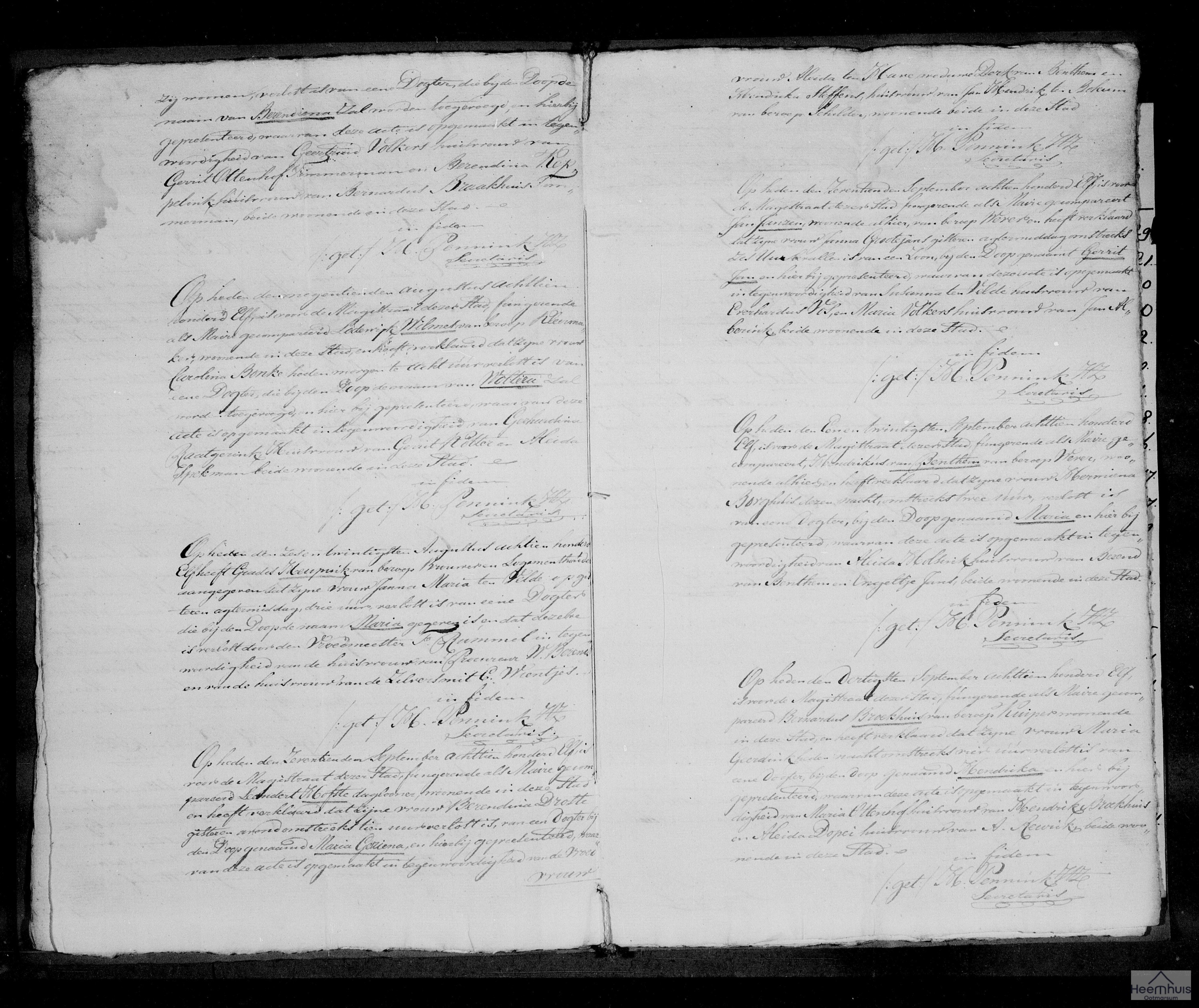 Geboorteakte van Woltera Wilmes Geboorteakte van Woltera Wilmes