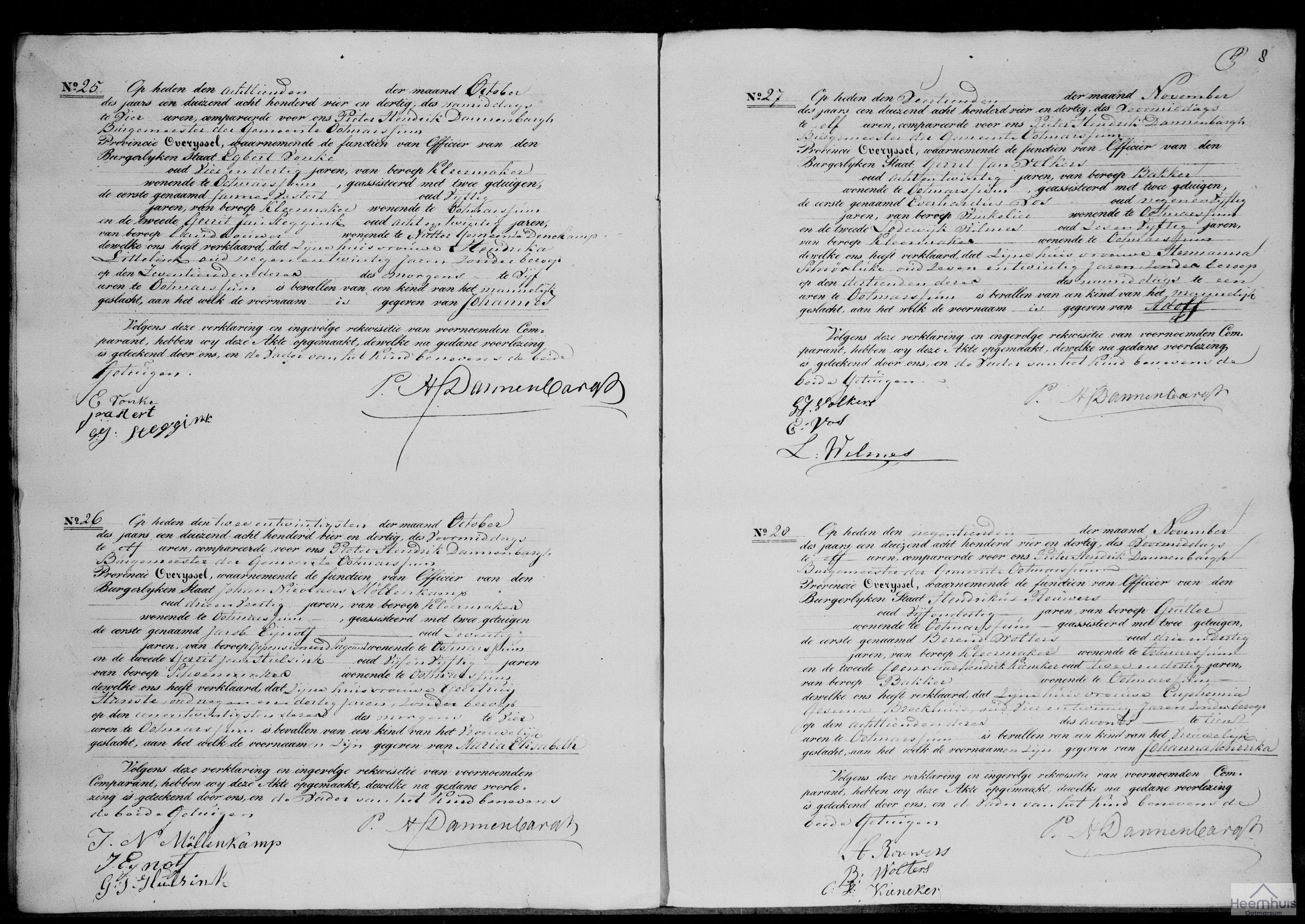 Geboorteakte van Johanna Hendrika Rouwers Geboorteakte van Johanna Hendrika Rouwers