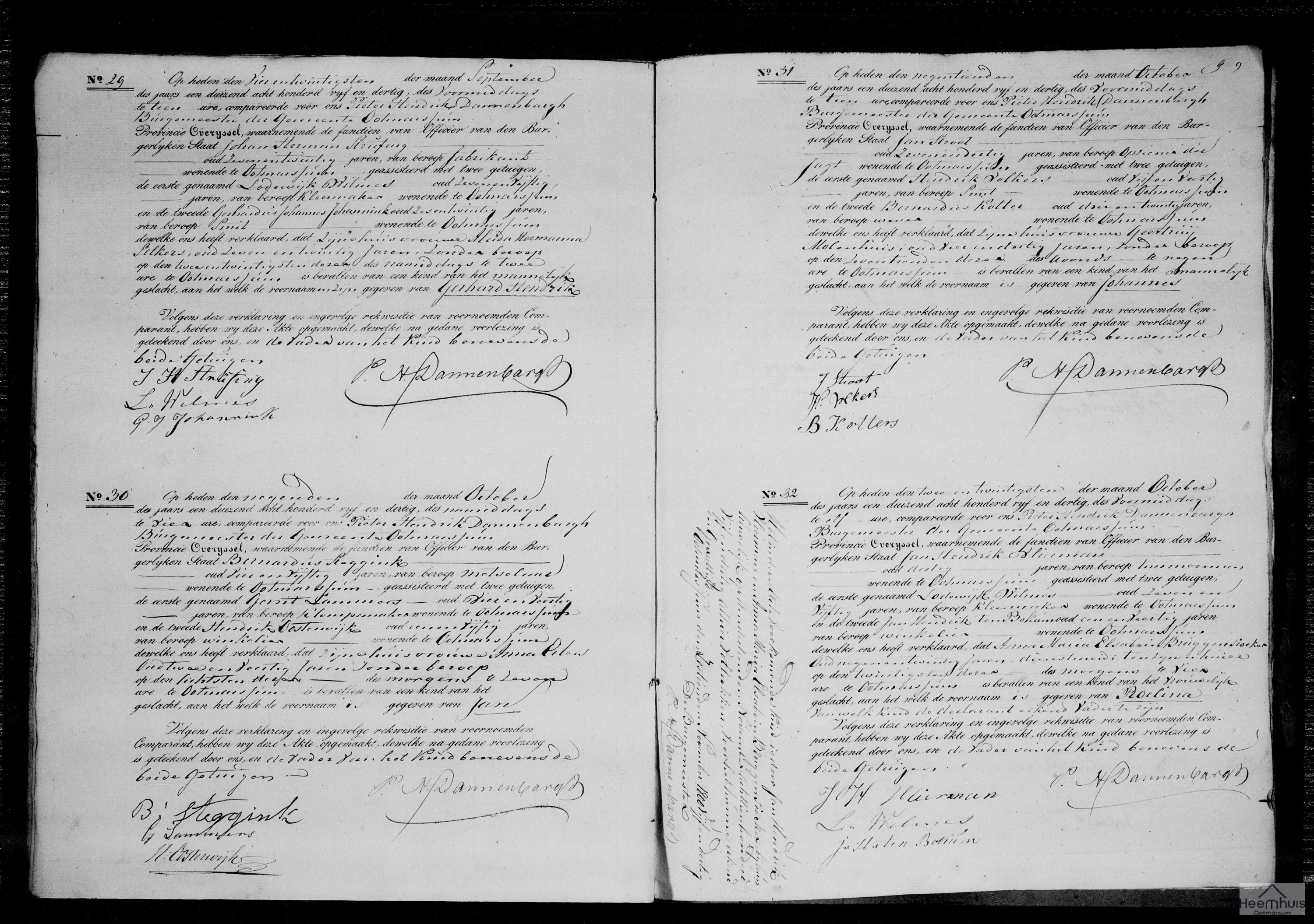 Geboorteakte van Johannes Stroot Geboorteakte van Johannes Stroot