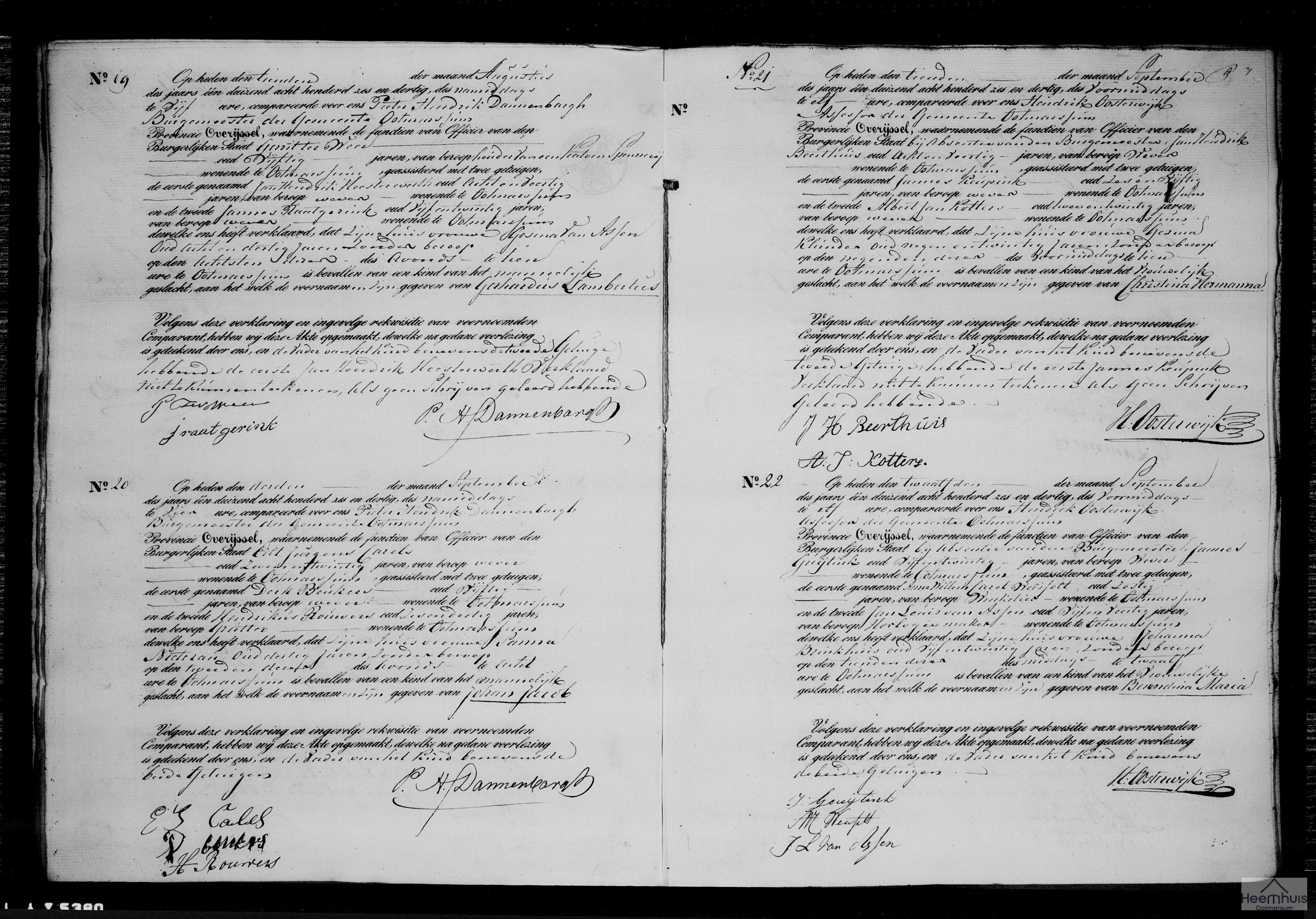 Geboorteakte van Johan Jacob Carels Geboorteakte van Johan Jacob Carels