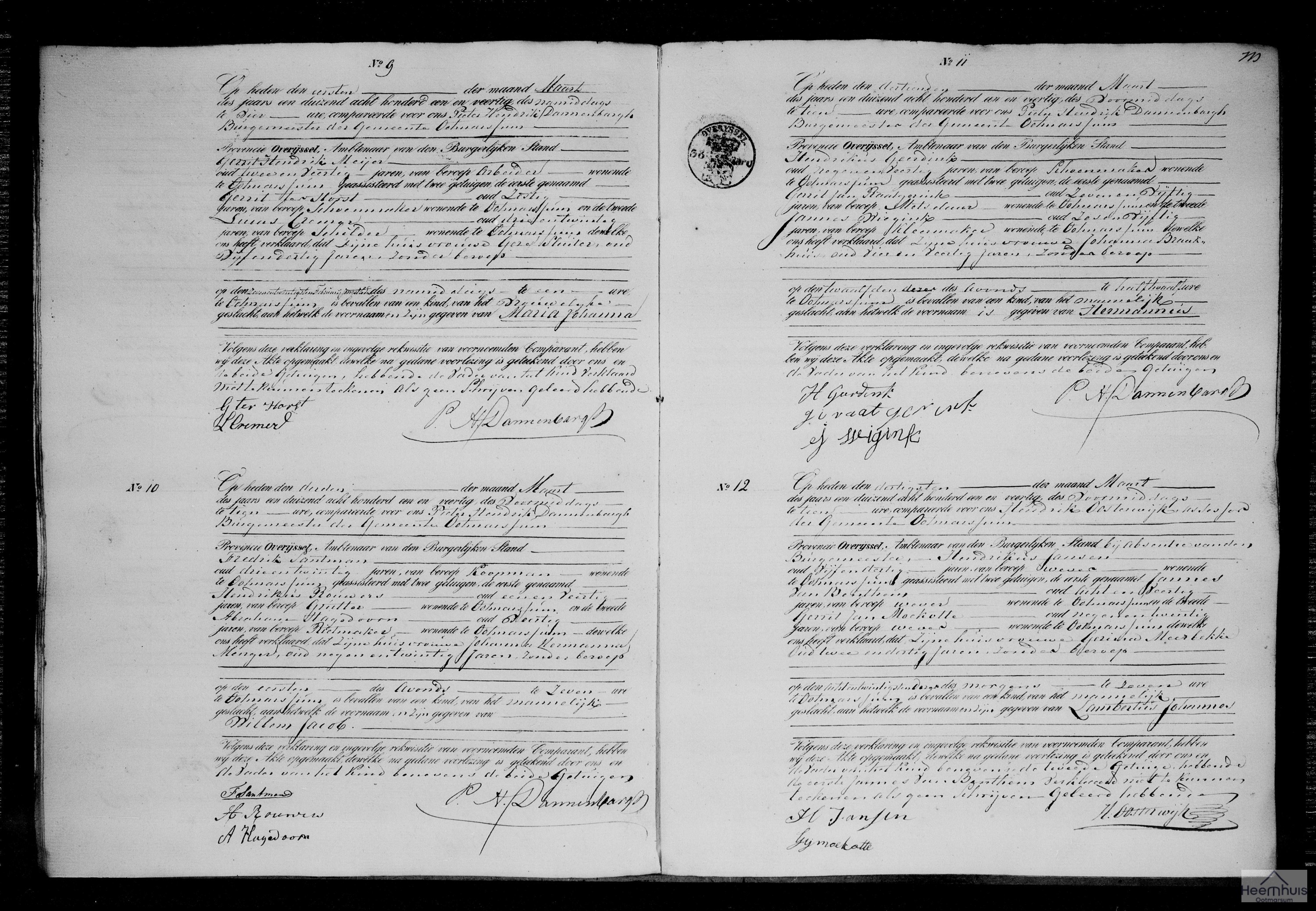 Geboorteakte van Lambertus Johannes Jansen