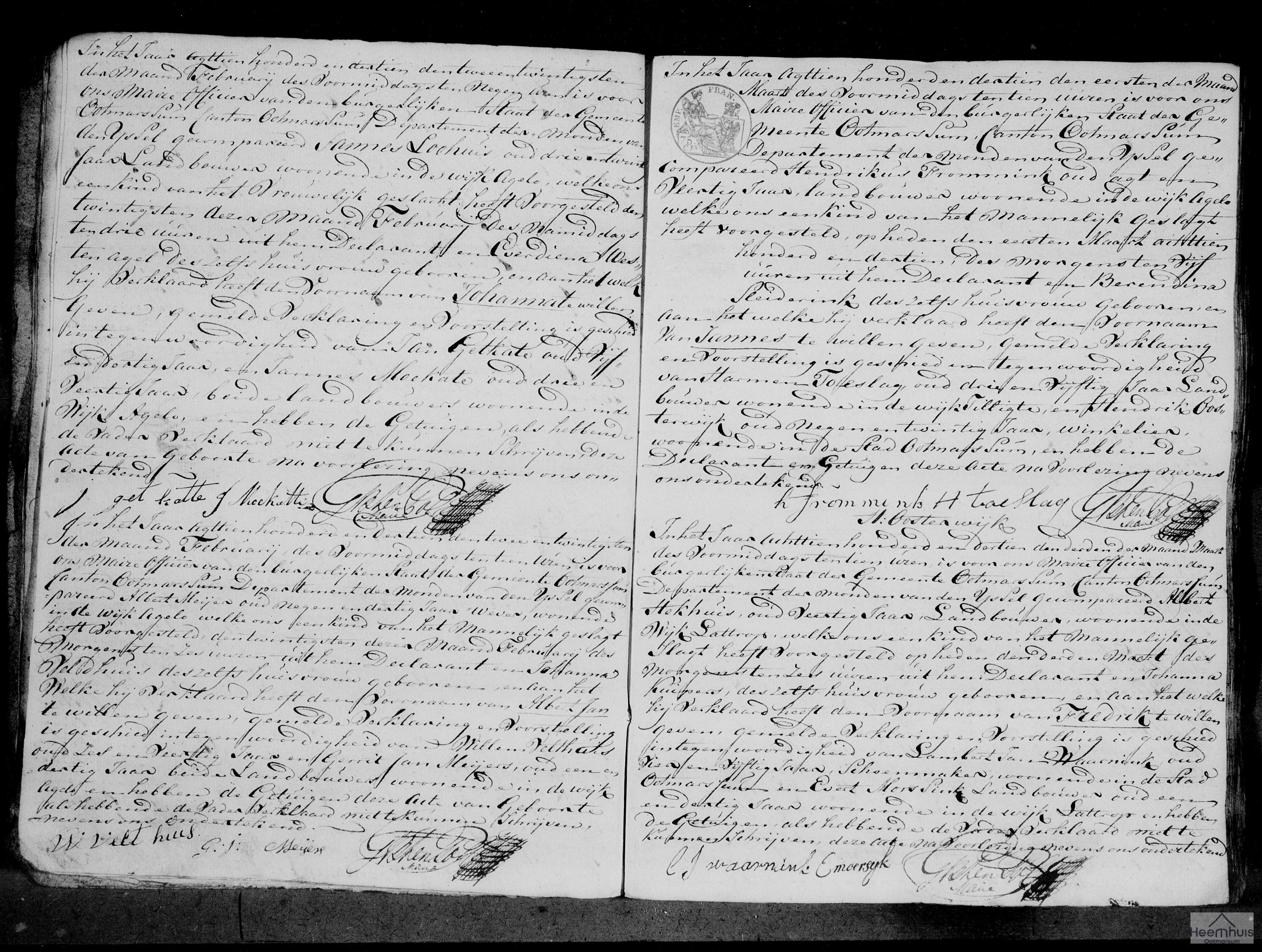 Geboorteakte van Albert Jan Meijer