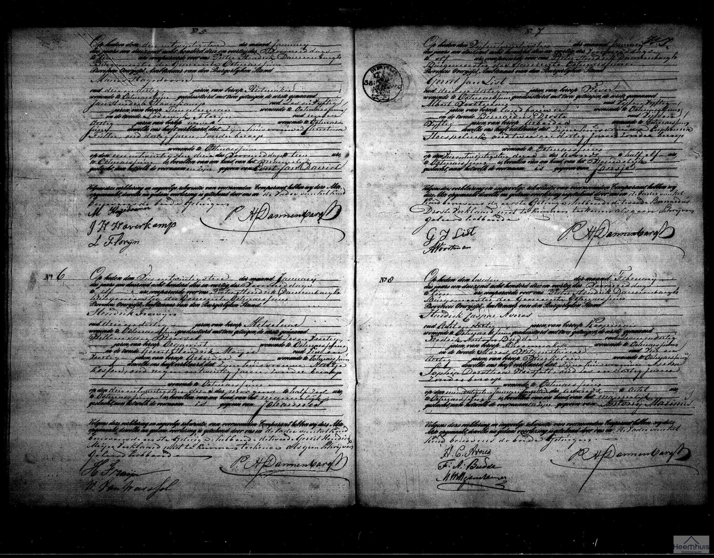 Geboorteakte van Jansje List