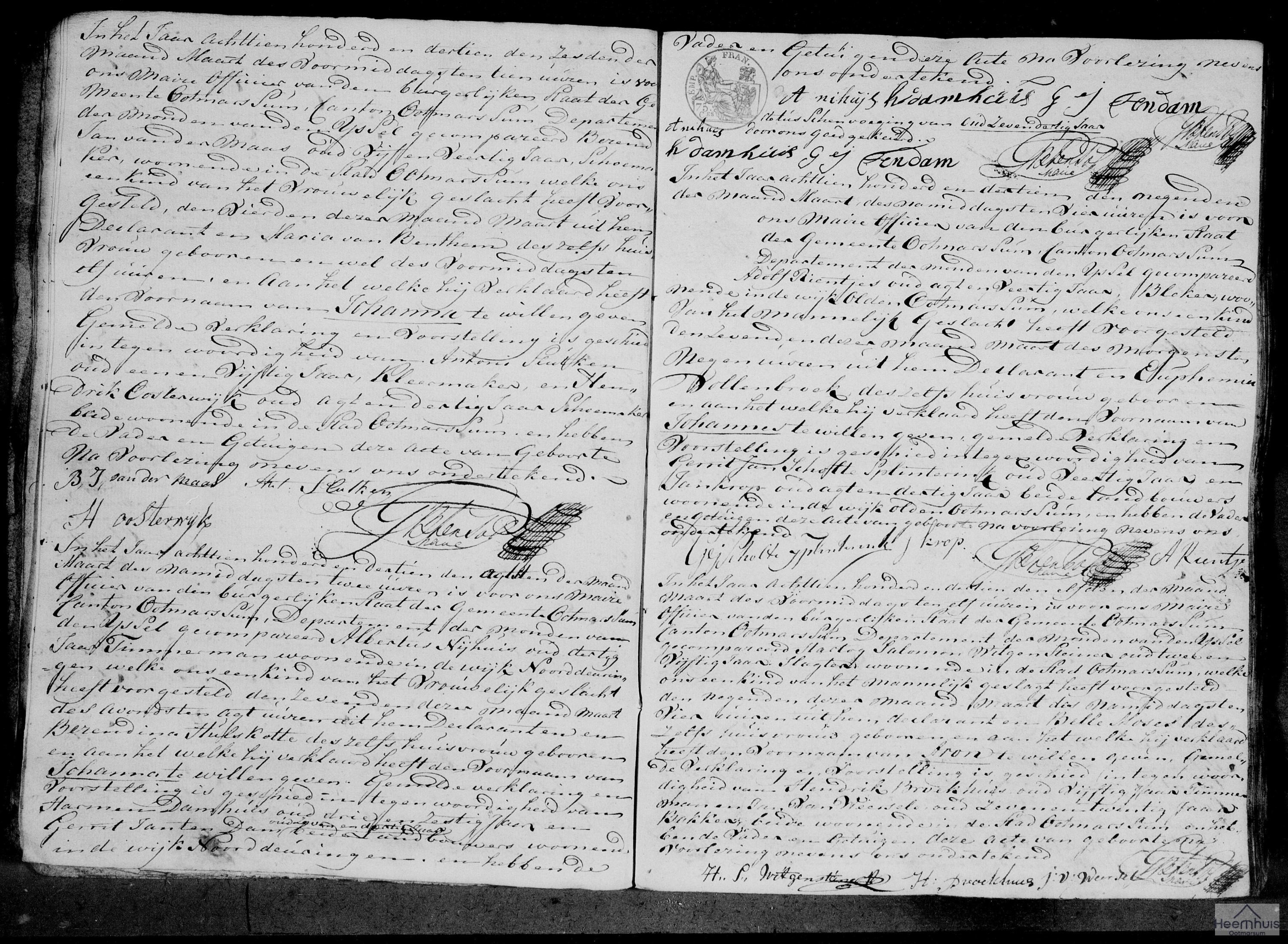 Geboorteakte van Johanna Nijhuis