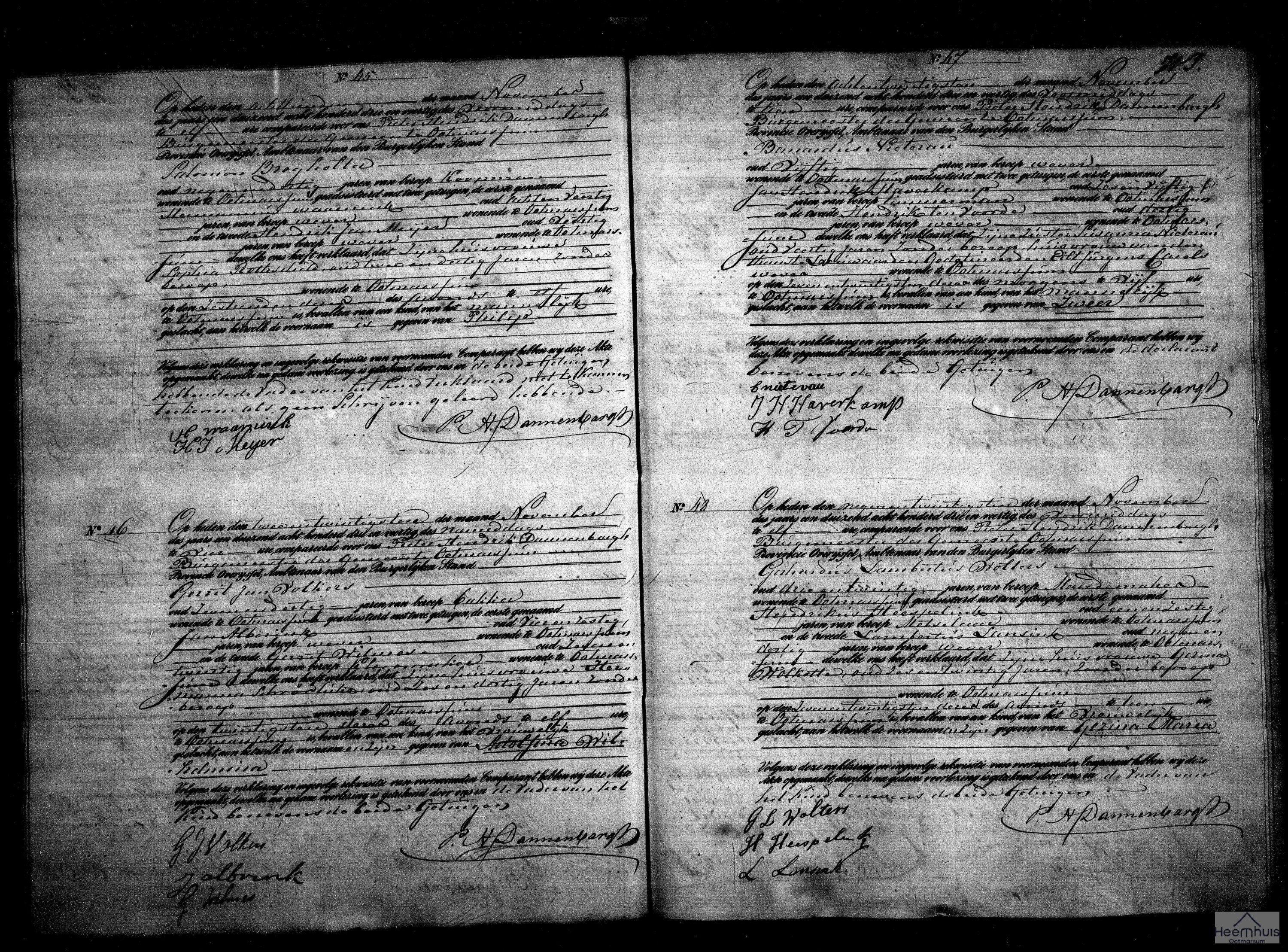 Geboorteakte van Adolfina Wilhelmina Volkers Geboorteakte van Adolfina Wilhelmina Volkers