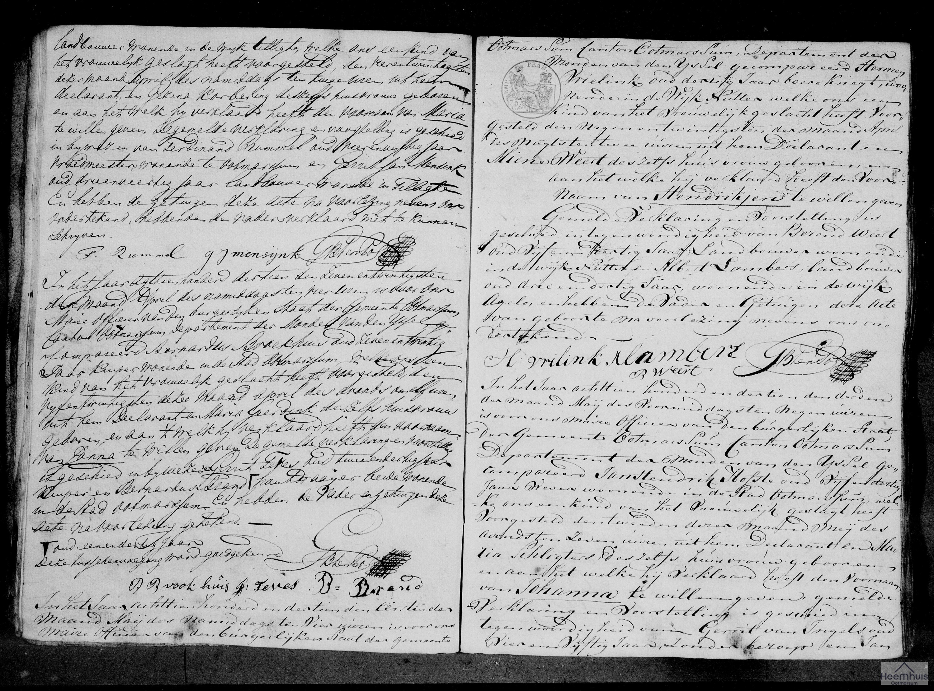 Geboorteakte van Maria Paus