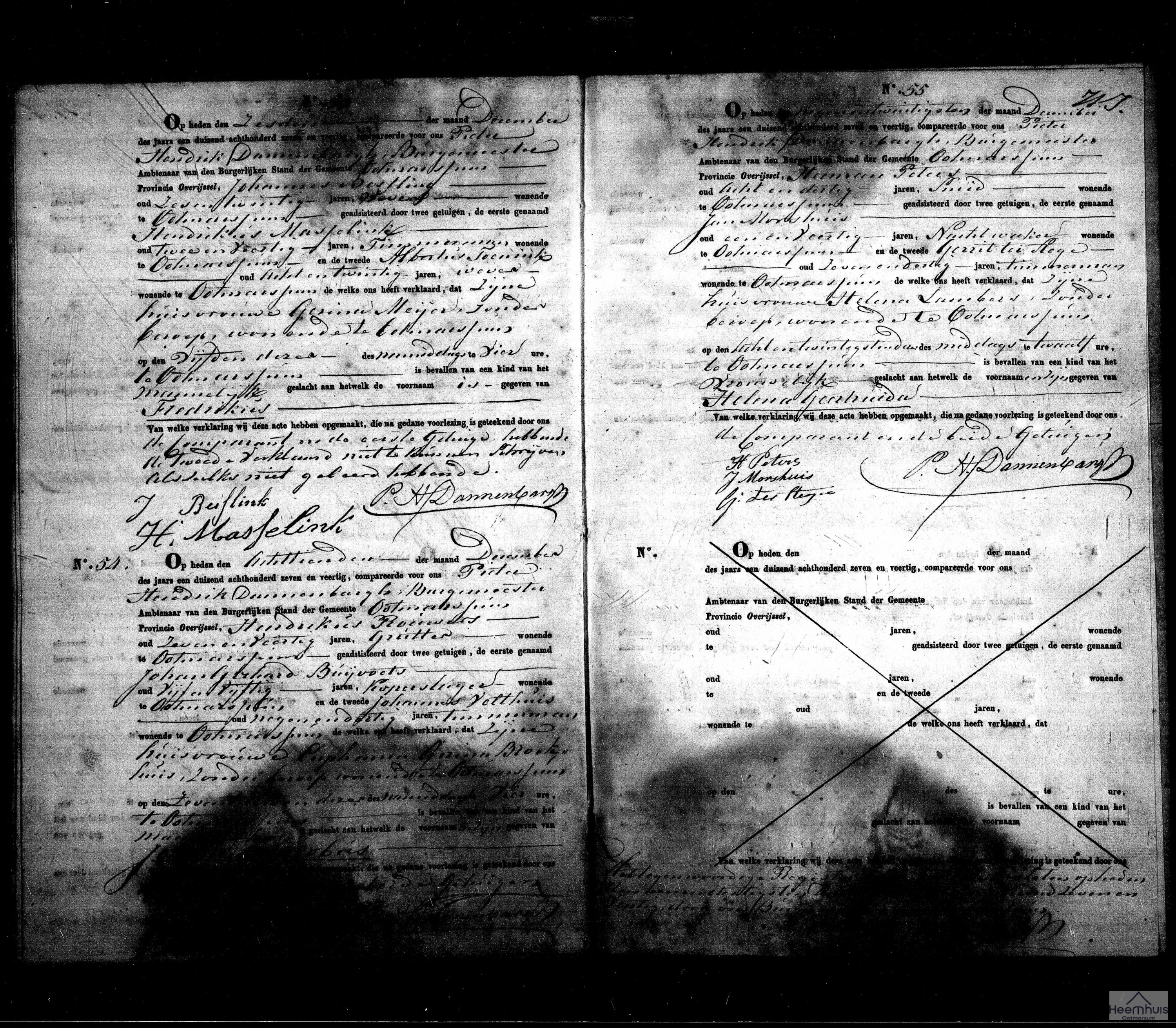 Geboorteakte van Helena Geertruida Peters