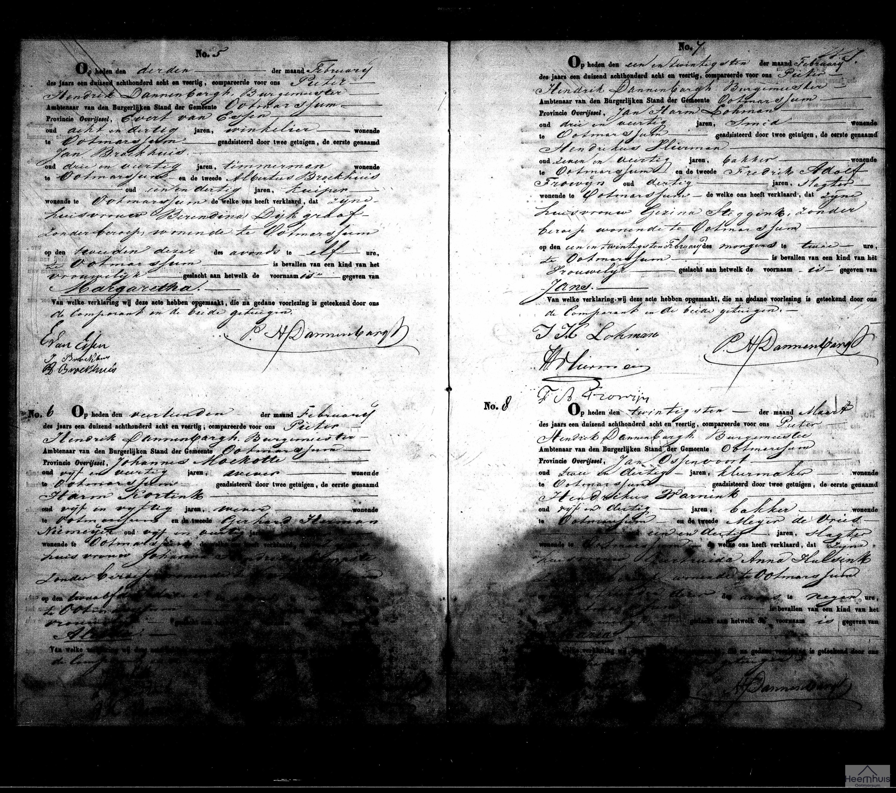 Geboorteakte van Jans Lohman Geboorteakte van Jans Lohman