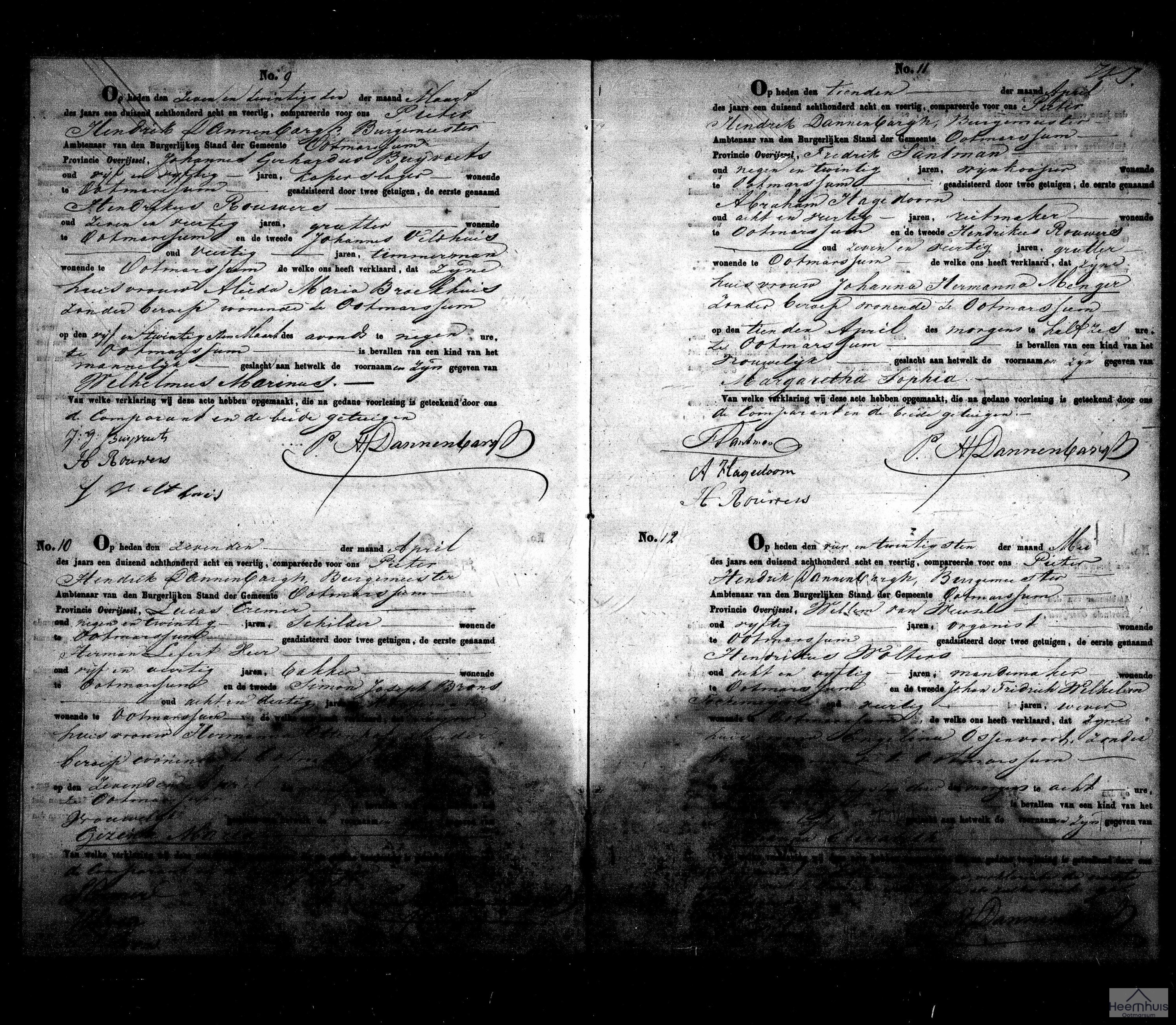 Geboorteakte van Wilhelmus Marinus Buijvoets Geboorteakte van Wilhelmus Marinus Buijvoets