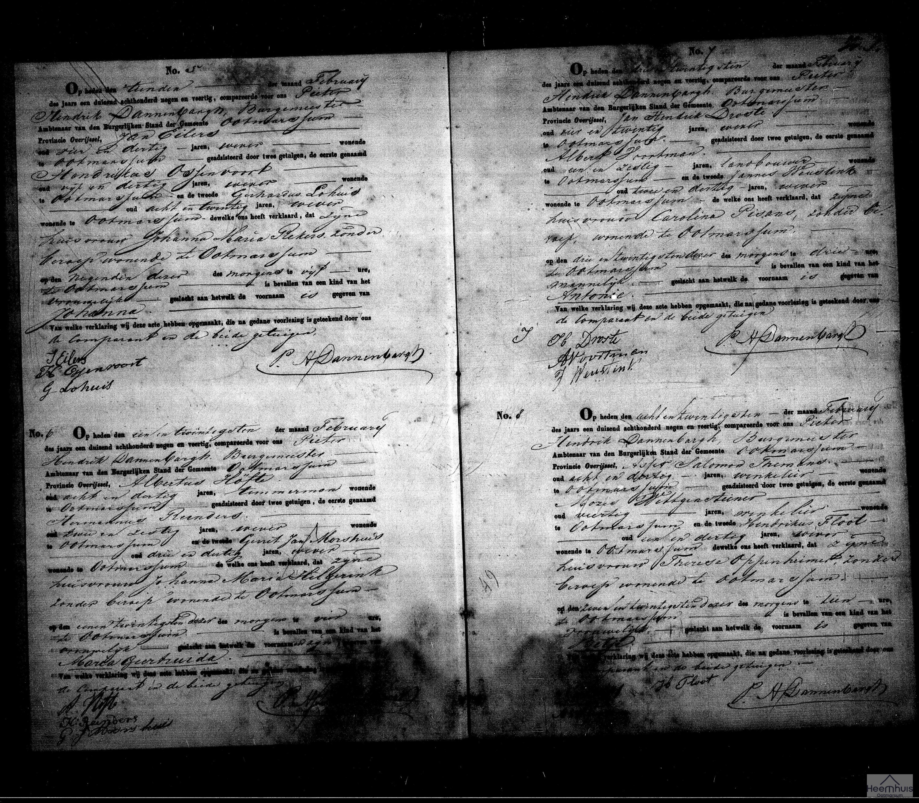 Geboorteakte van Maria Geertruida Höfte Geboorteakte van Maria Geertruida Höfte