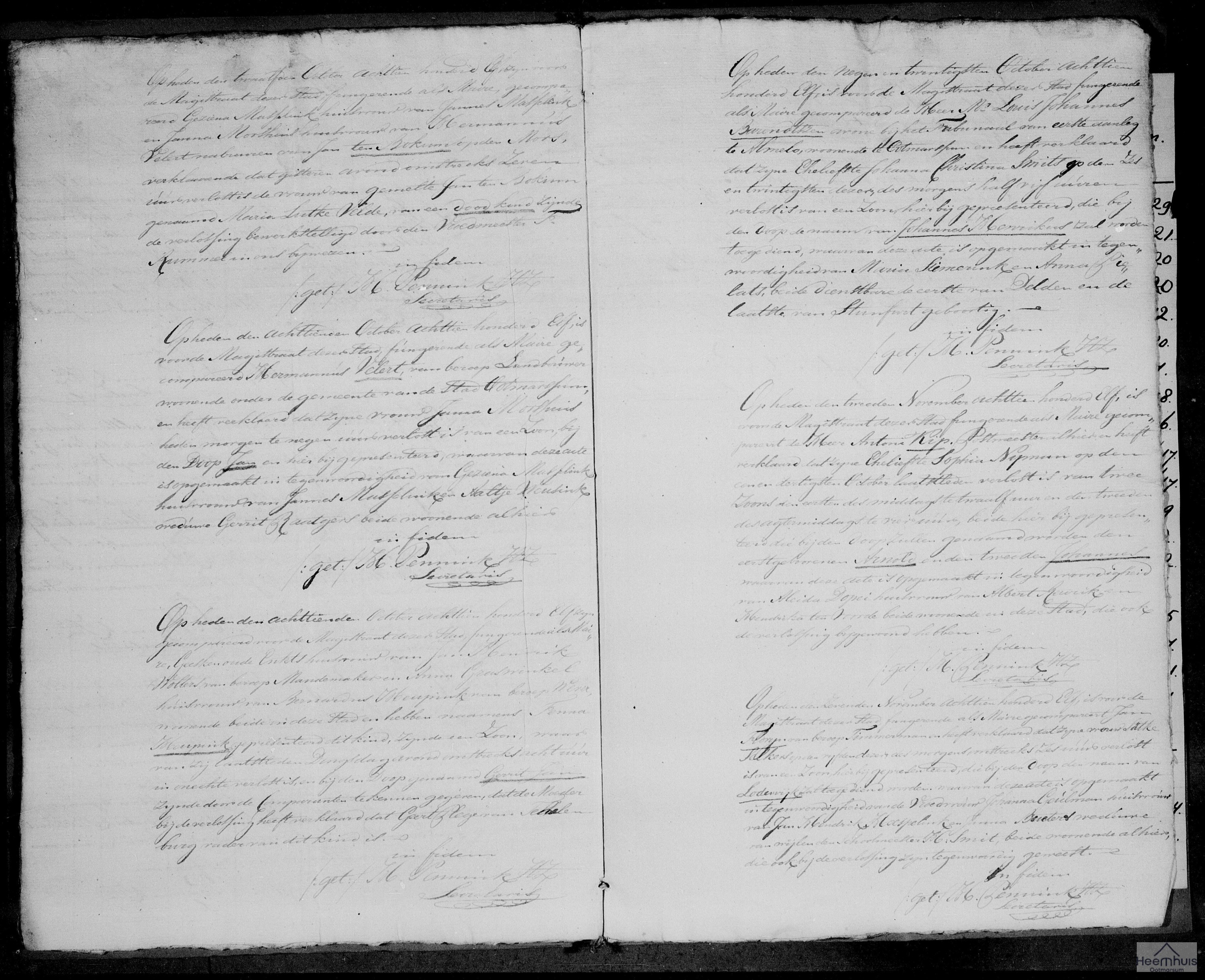 Geboorteakte van Jan Velert