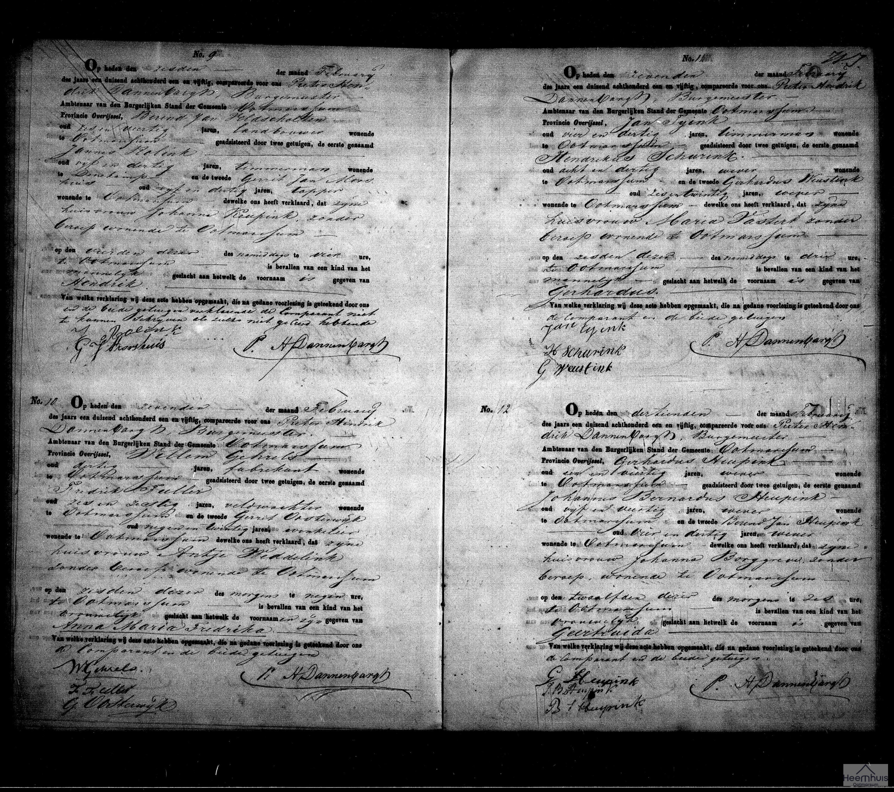 Geboorteakte van Geertruida Heupink Geboorteakte van Geertruida Heupink