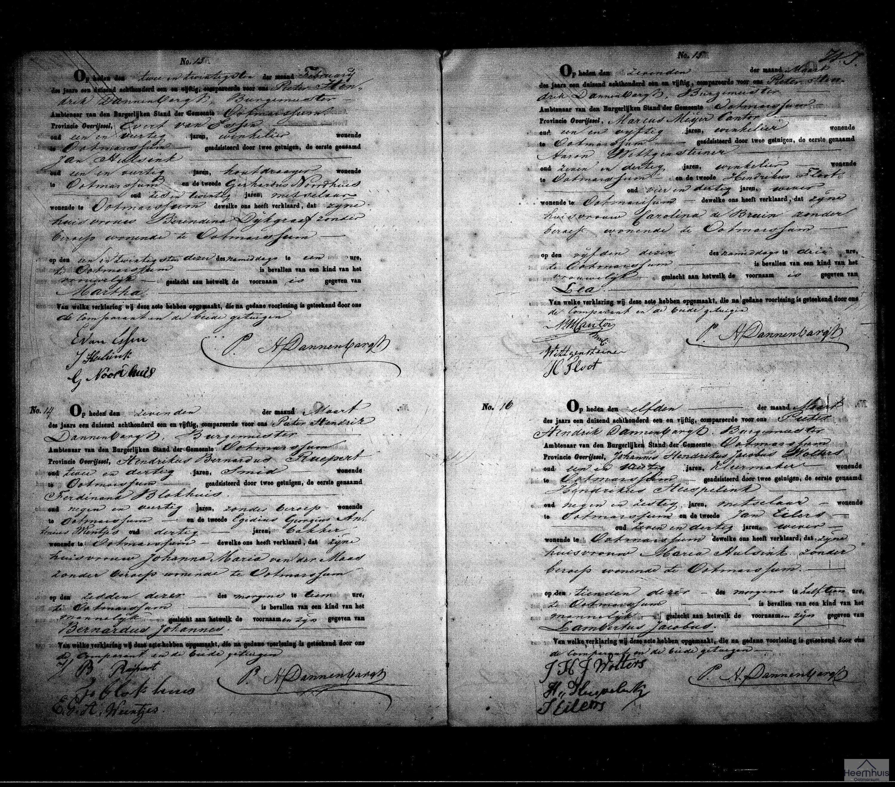 Geboorteakte van Bernardus Johannes Ruepert Geboorteakte van Bernardus Johannes Ruepert
