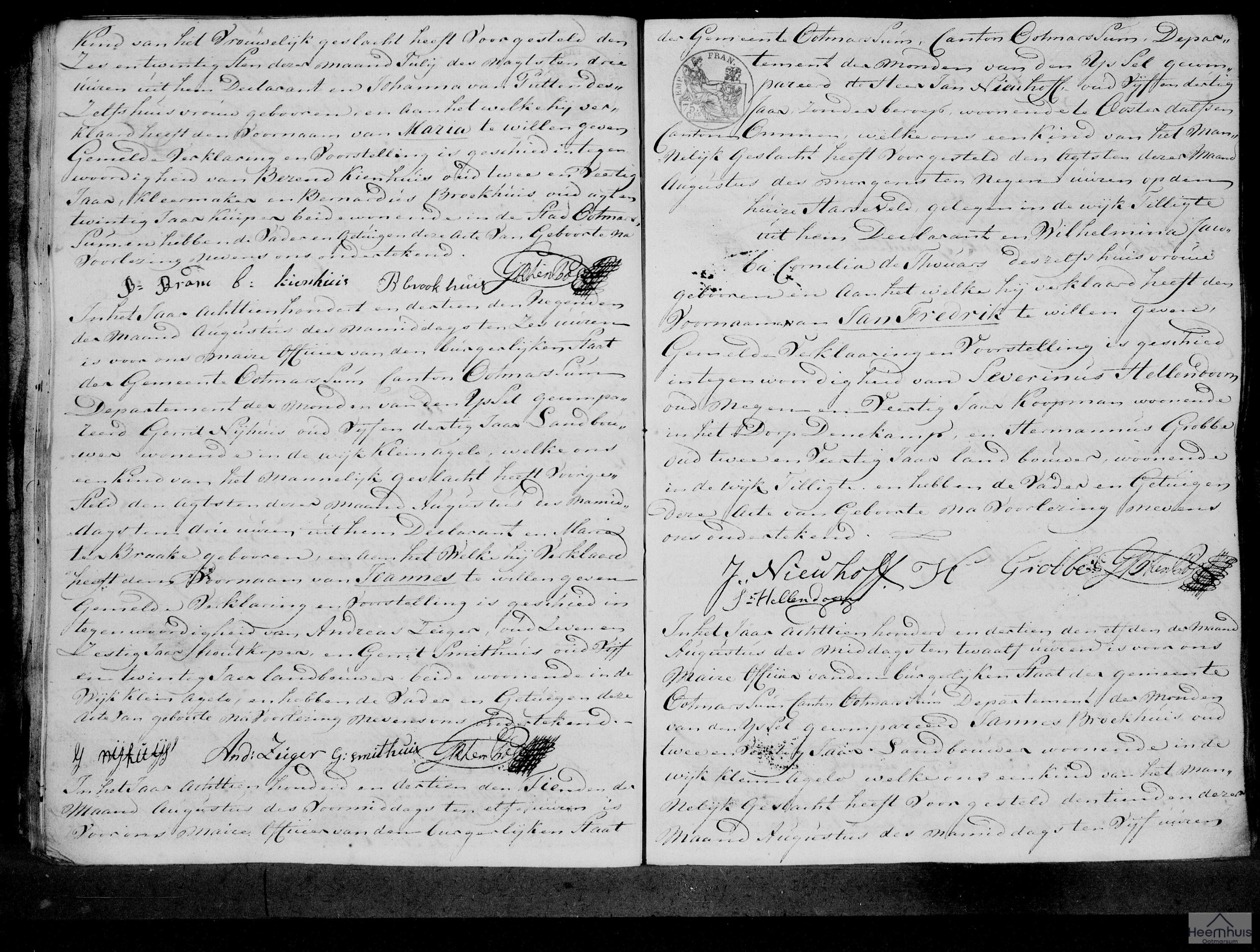 Geboorteakte van Gerrit Jan Broekhuis Geboorteakte van Gerrit Jan Broekhuis