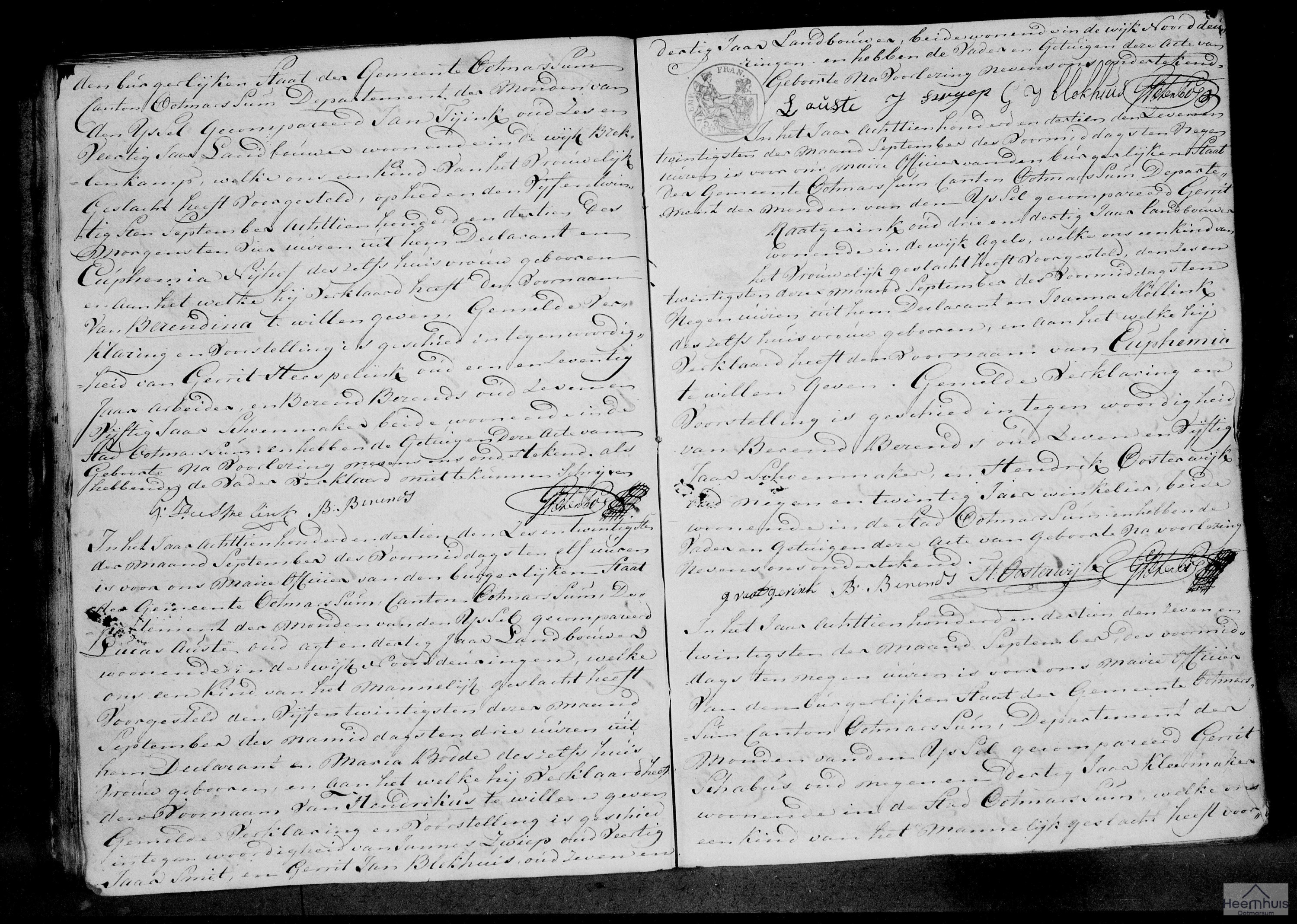 Geboorteakte van Euphemia Raatgerink