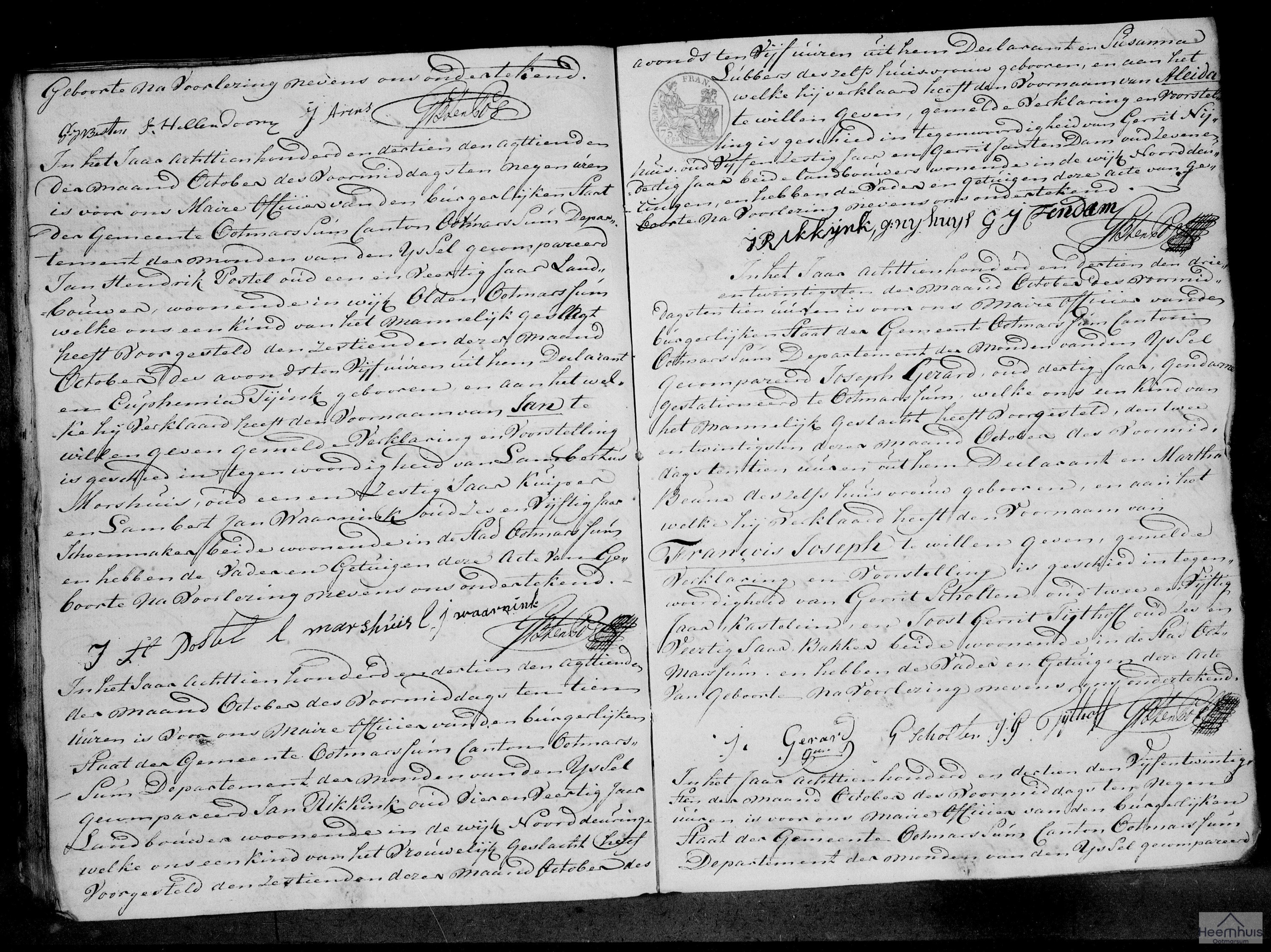 Geboorteakte van Aleida Rikkink