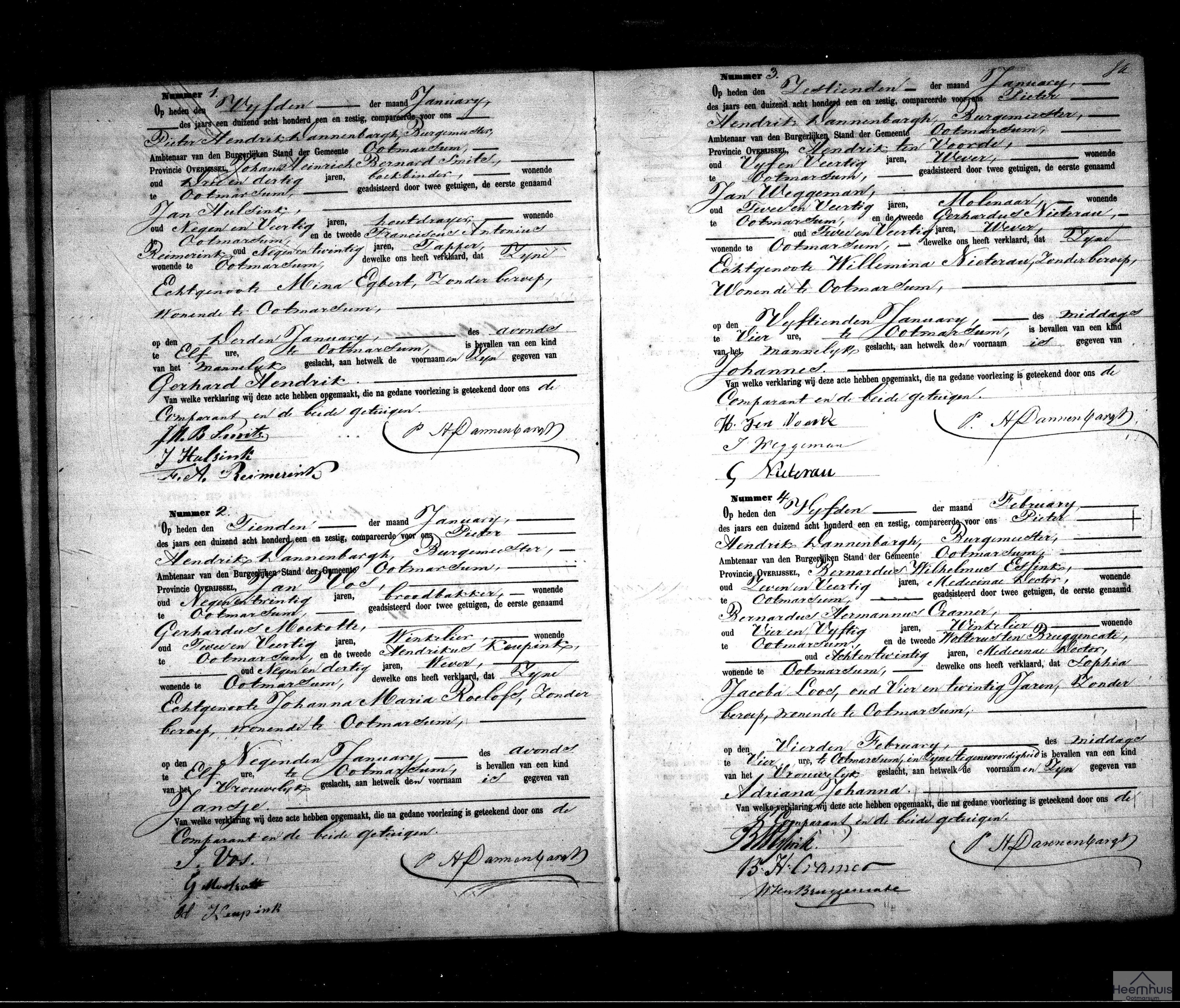 Geboorteakte van Jansje Vos Geboorteakte van Jansje Vos