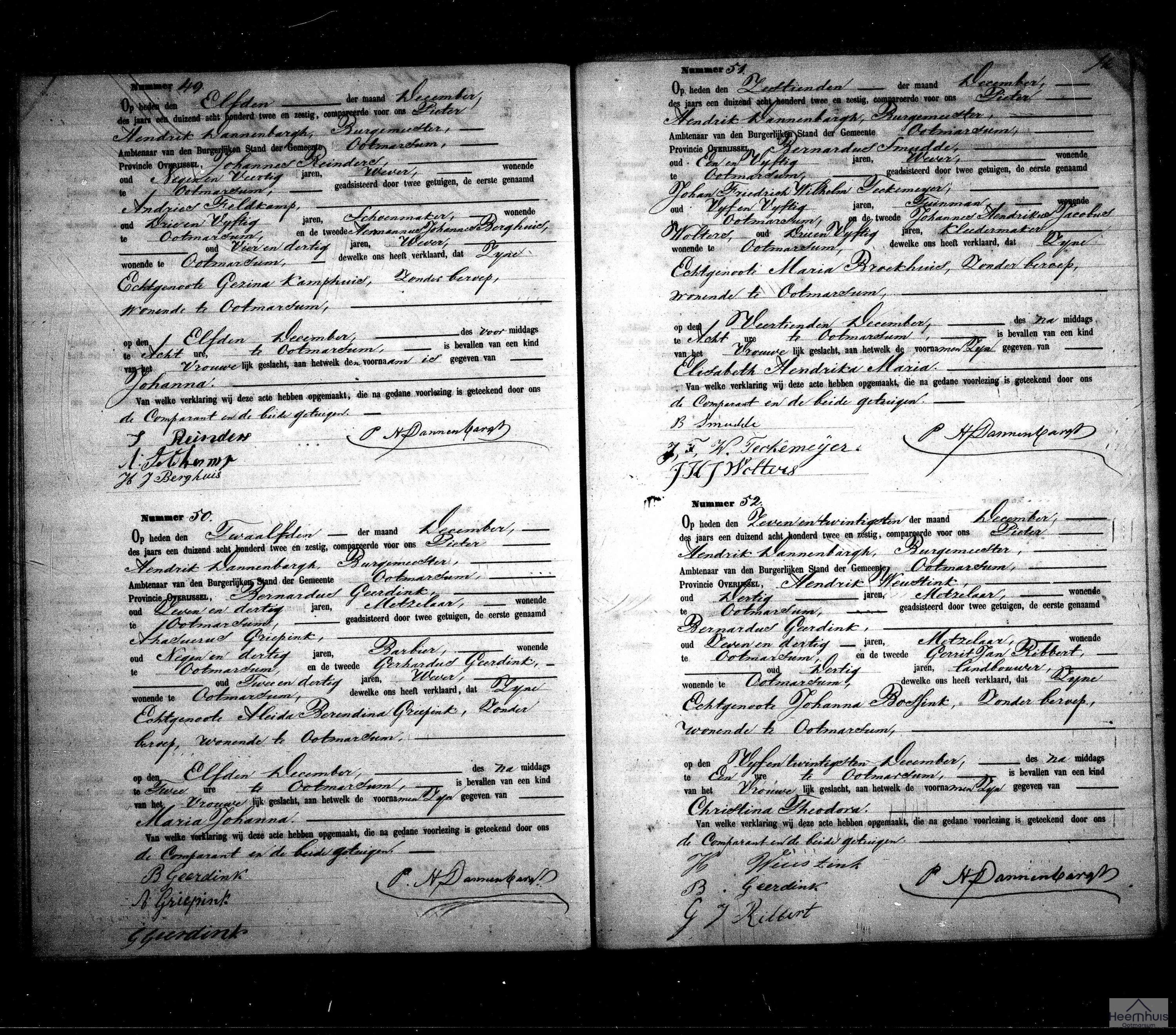 Geboorteakte van Maria Johanna Geerdink Geboorteakte van Maria Johanna Geerdink