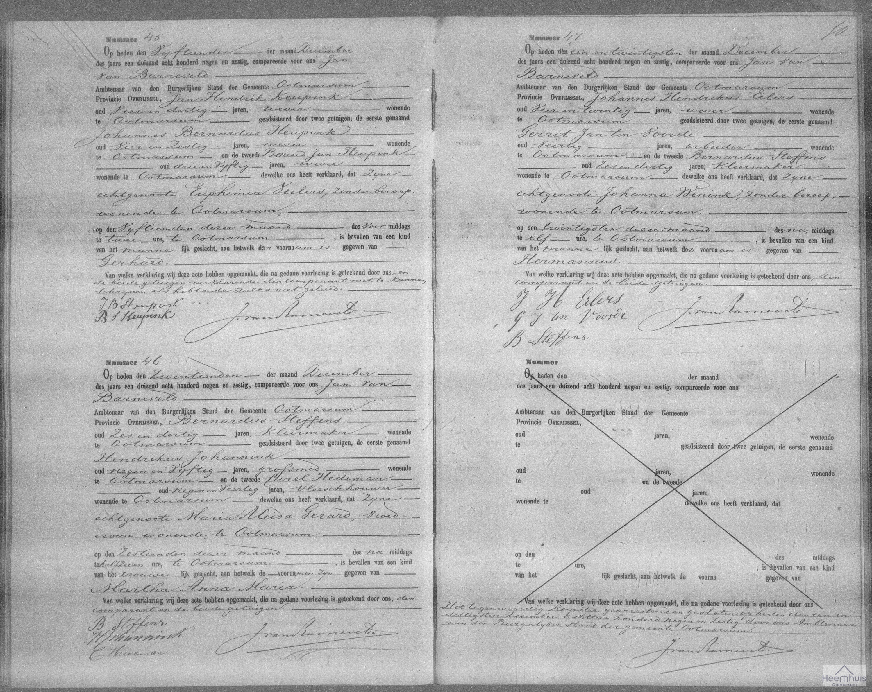 Geboorteakte van Martha Anna Maria Steffens