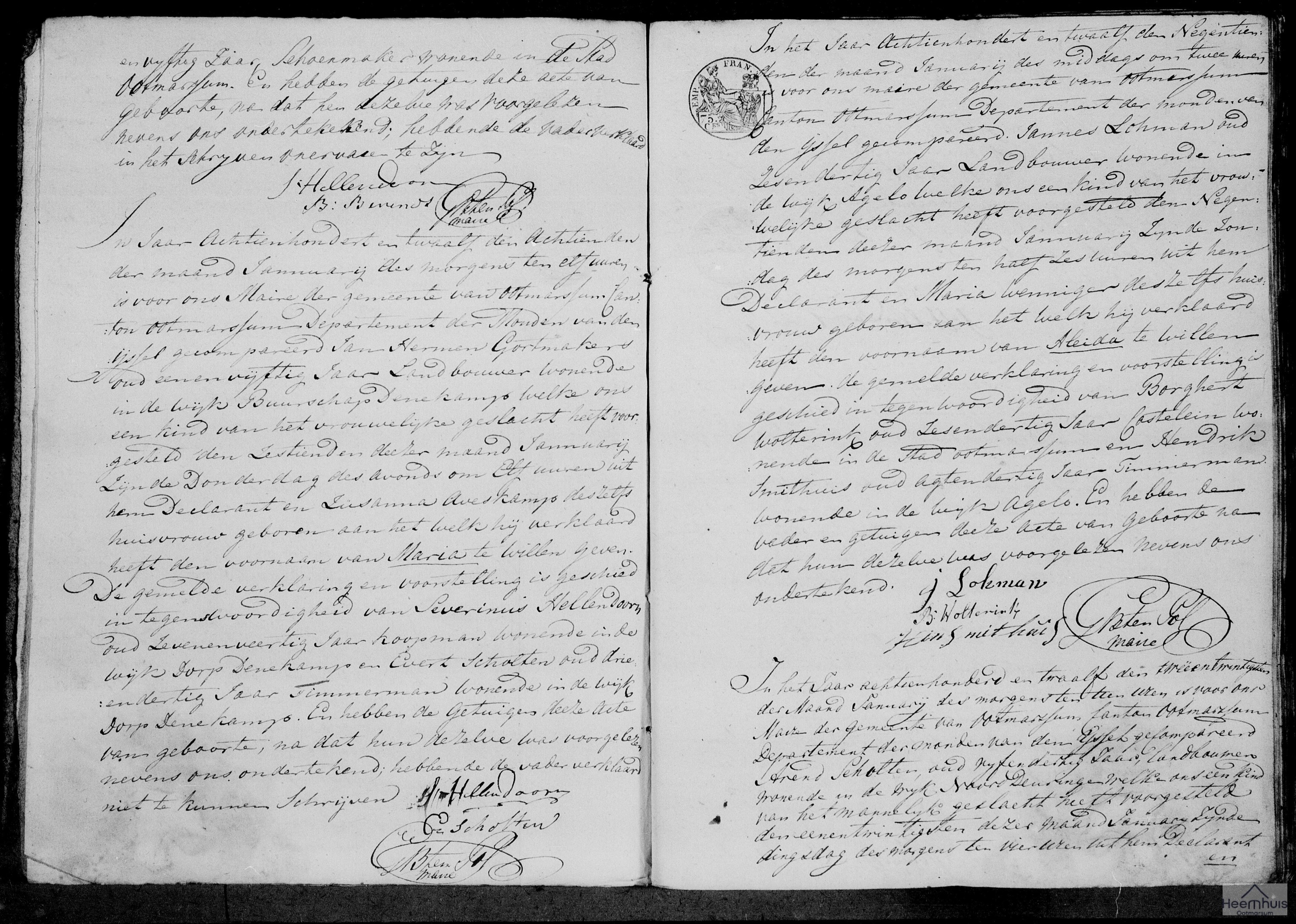 Geboorteakte van Maria Gortemakers Geboorteakte van Maria Gortemakers