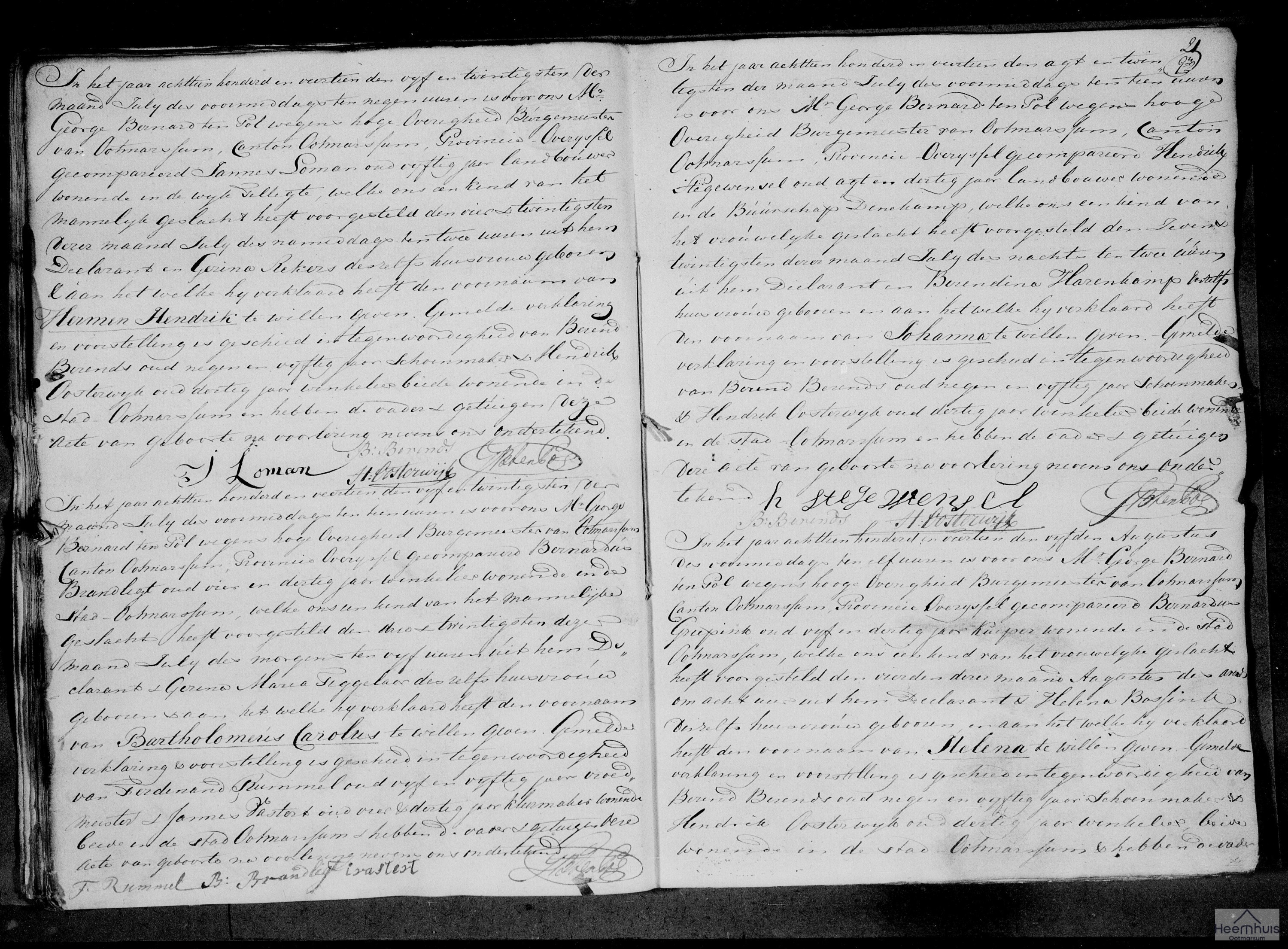 Geboorteakte van Hermen Hendrik Loman Geboorteakte van Hermen Hendrik Loman