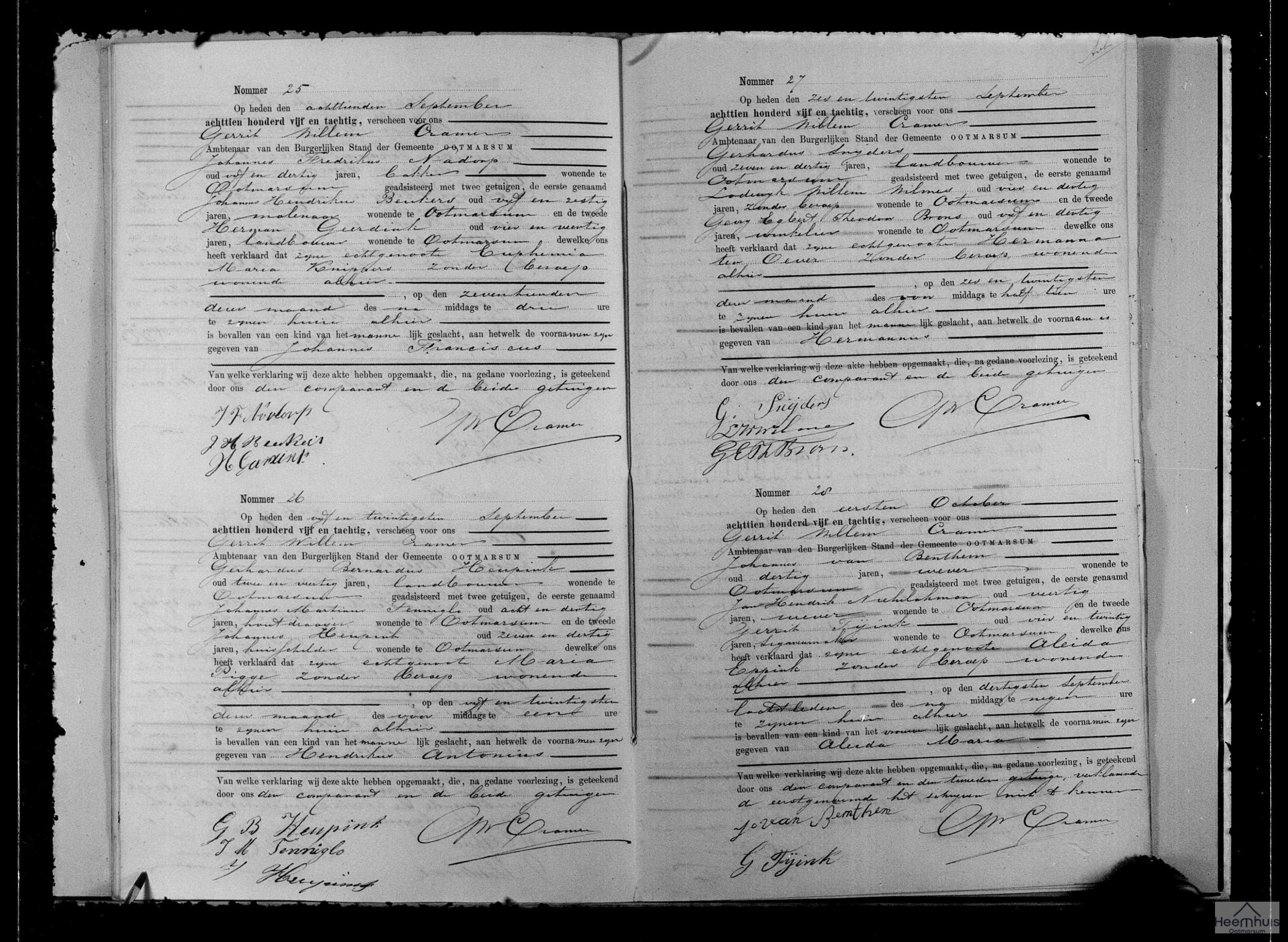 Geboorteakte van Hendrikus Antonius Heupink Geboorteakte van Hendrikus Antonius Heupink