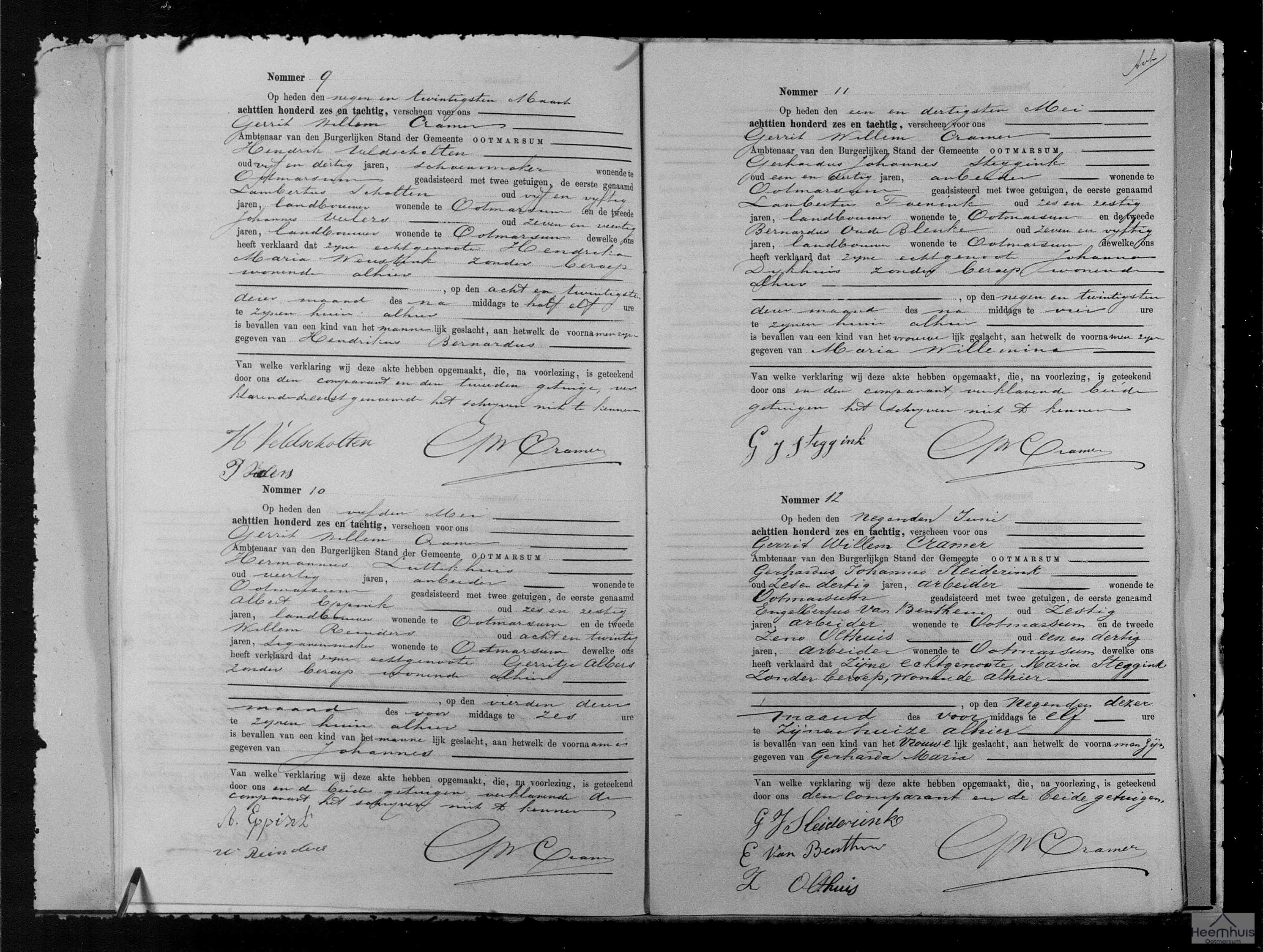 Geboorteakte van Johannes Luttikhuis