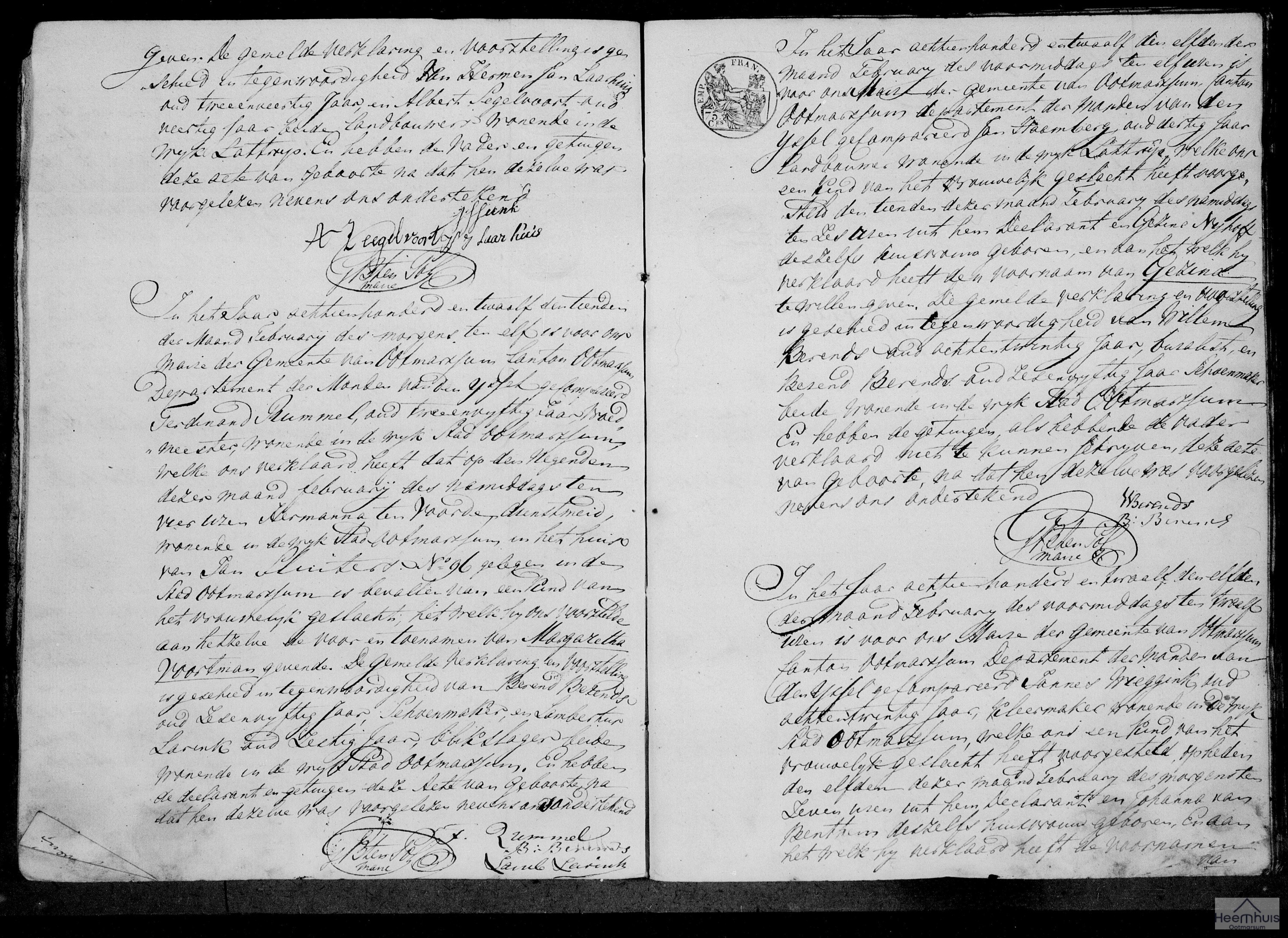 Geboorteakte van Margaretha Voortman