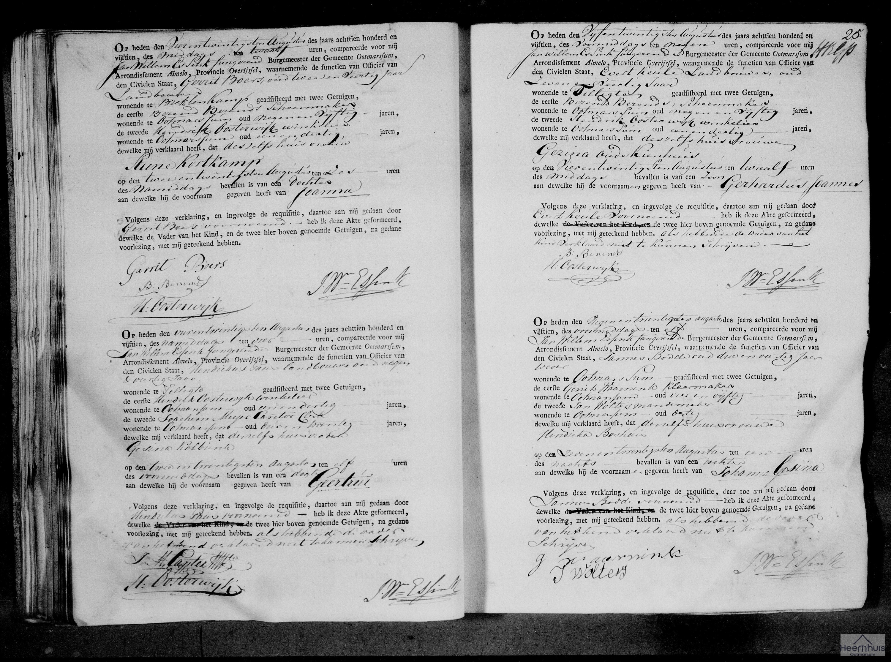 Geboorteakte van Gerhardus Joannes Keule Geboorteakte van Gerhardus Joannes Keule