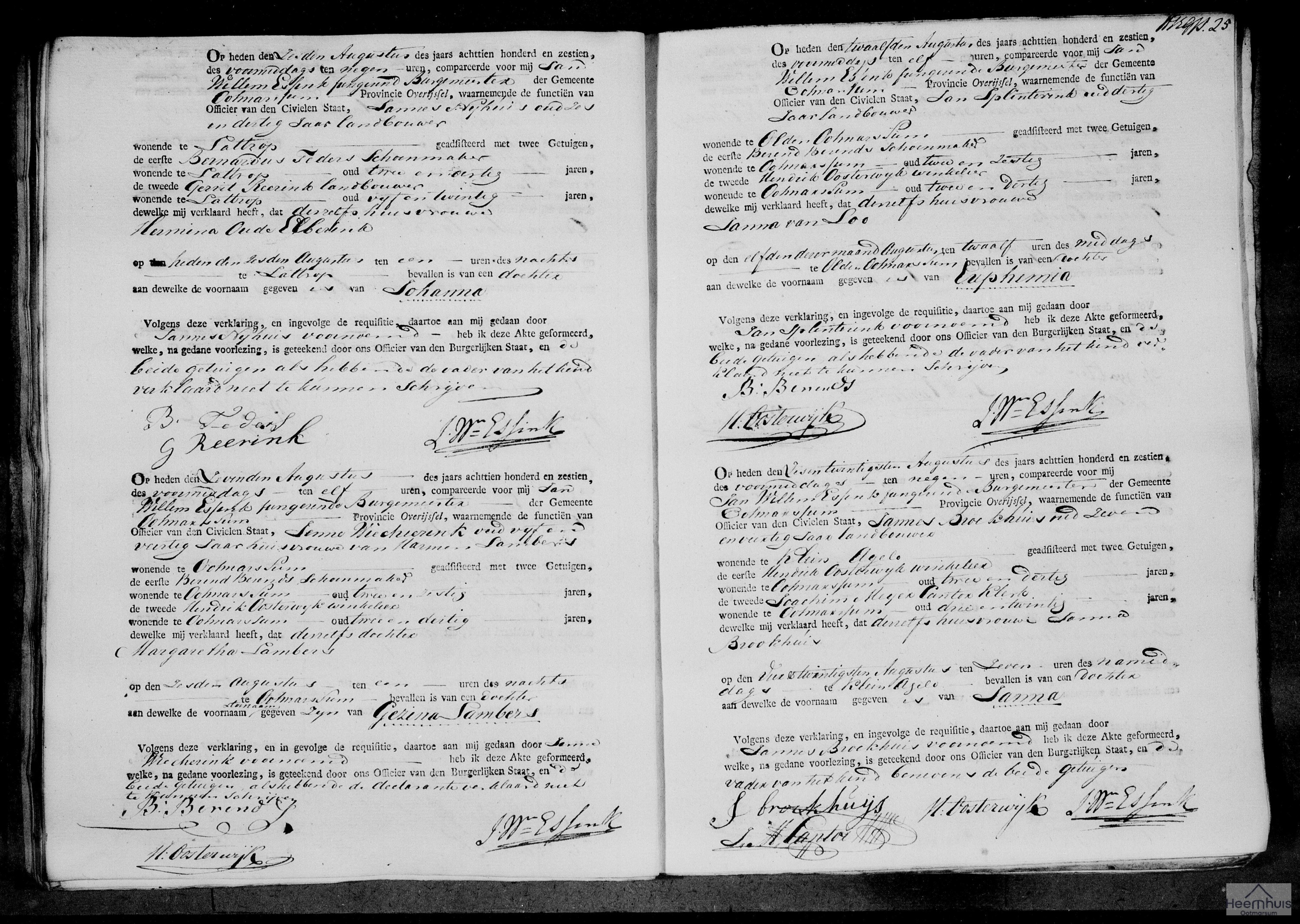 Geboorteakte van Euphemia Splinterink Geboorteakte van Euphemia Splinterink