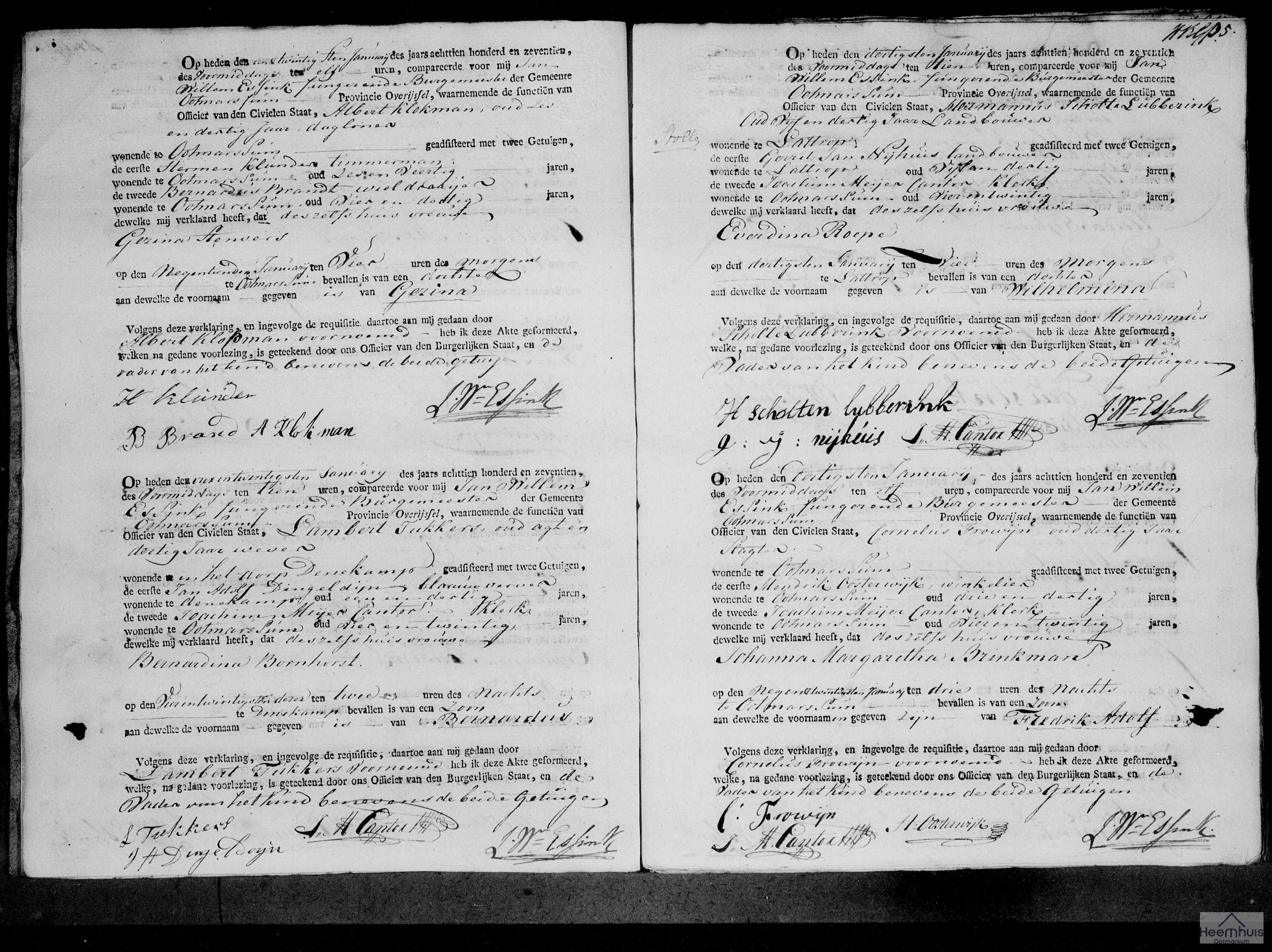 Geboorteakte van Fredrik Adolf Frowijn Geboorteakte van Fredrik Adolf Frowijn