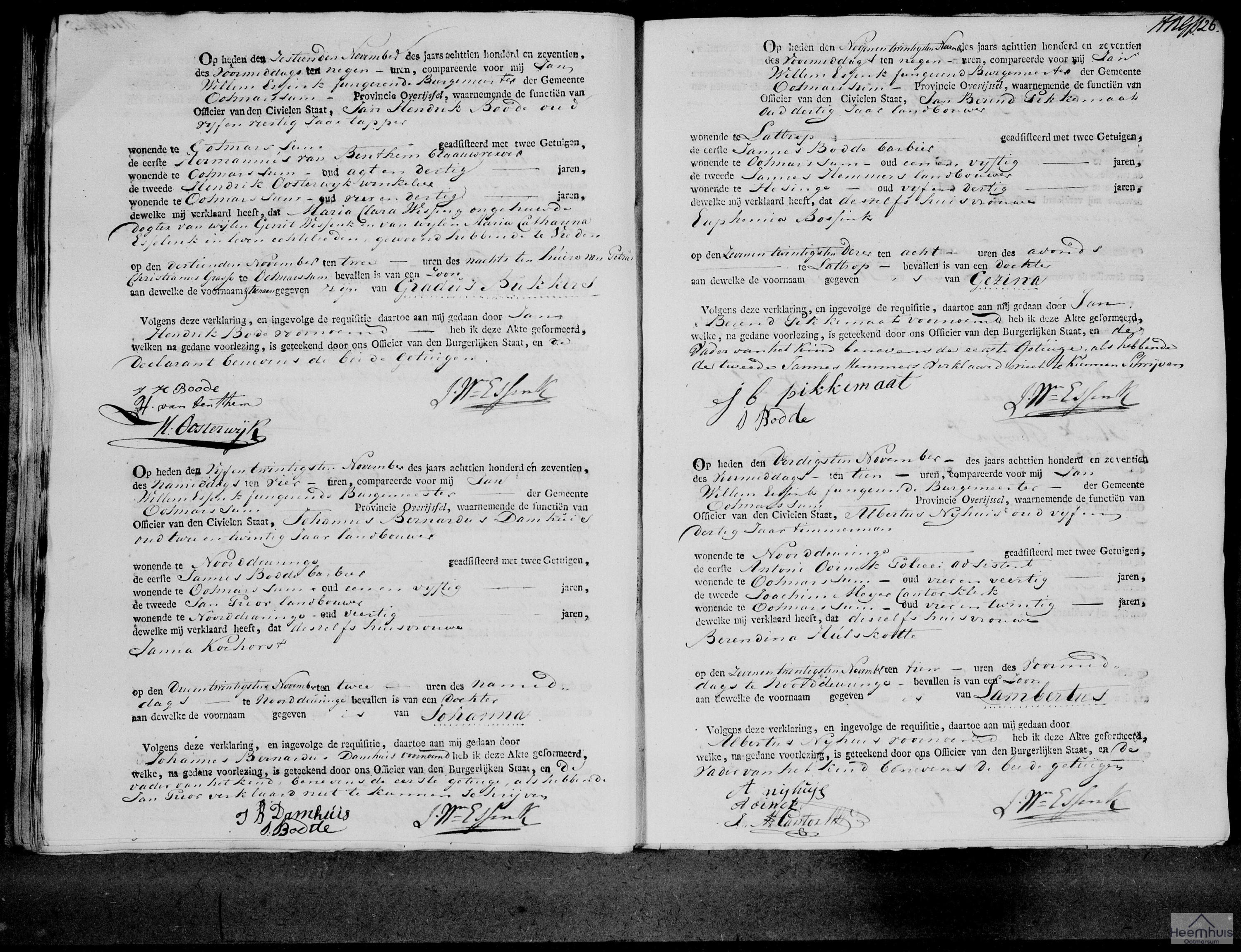 Geboorteakte van Gezina Pikkemaat