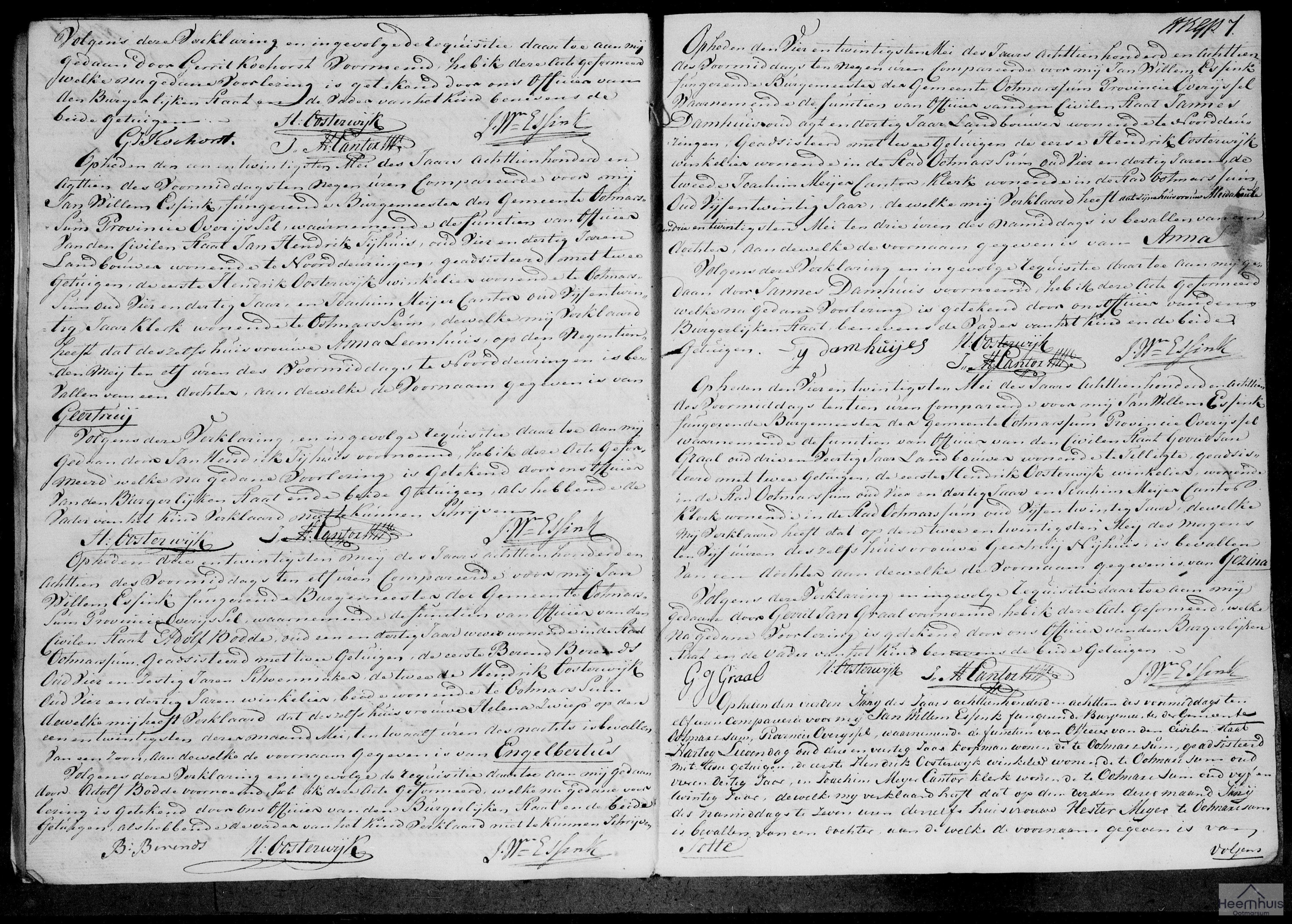 Geboorteakte van Jette Lievendag