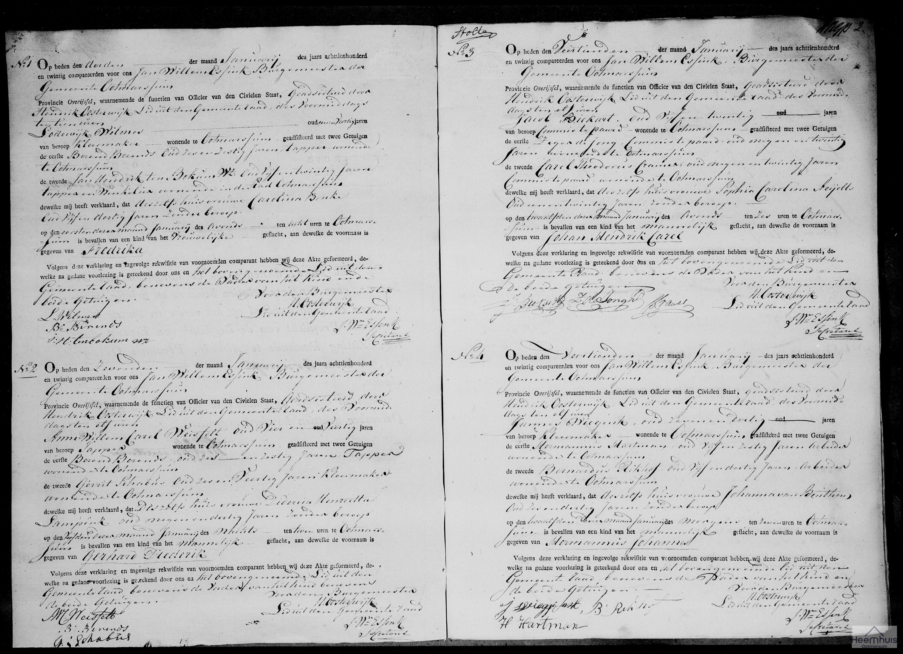 Geboorteakte van Frederika Wilmes Geboorteakte van Frederika Wilmes