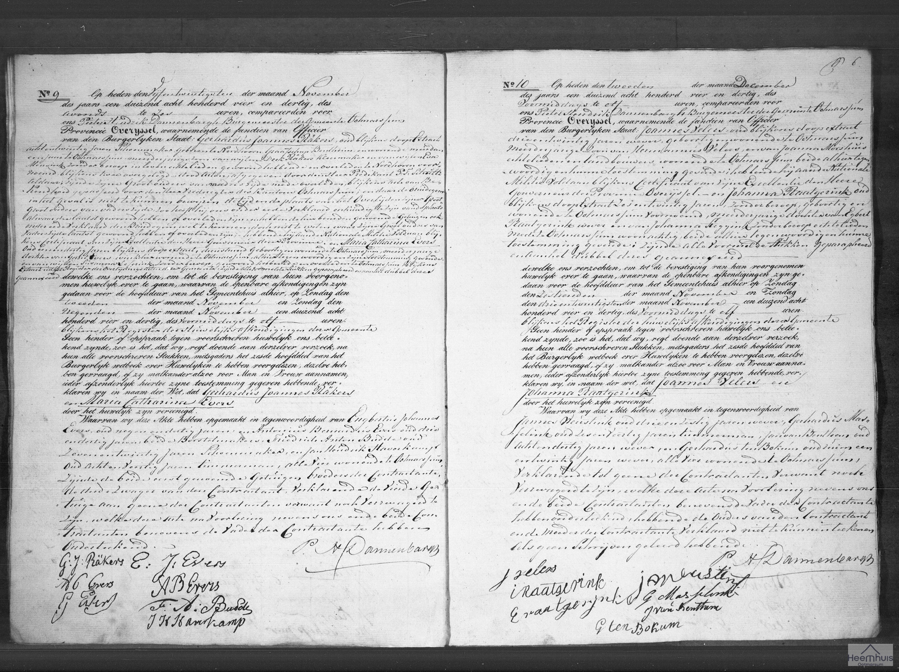 Huwelijksakte van Joannes Velers en Johanna Raatgerink Huwelijksakte van Joannes Velers en Johanna Raatgerink