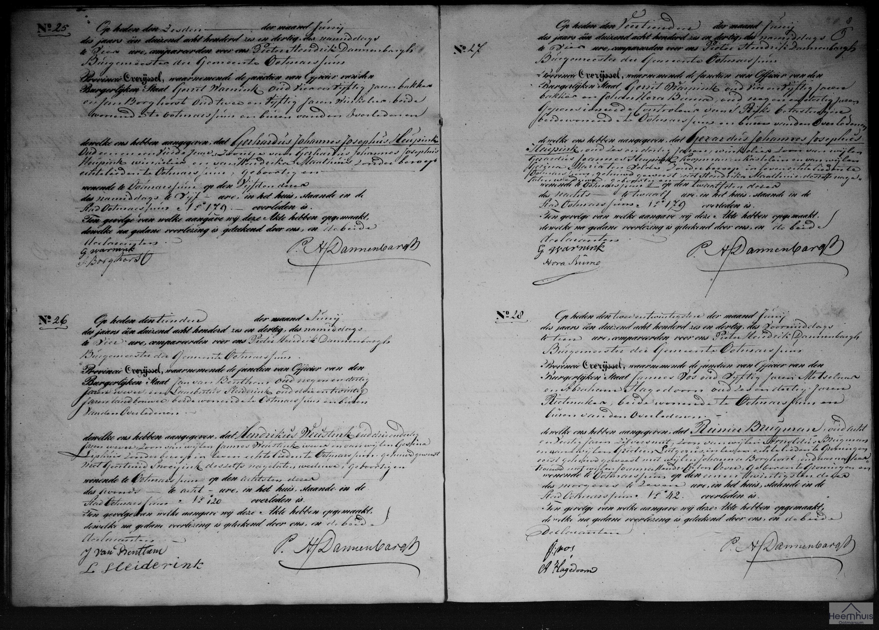 Overlijdensakte van Gerhardus Johannes Josephus Heupink Overlijdensakte van Gerhardus Johannes Josephus Heupink