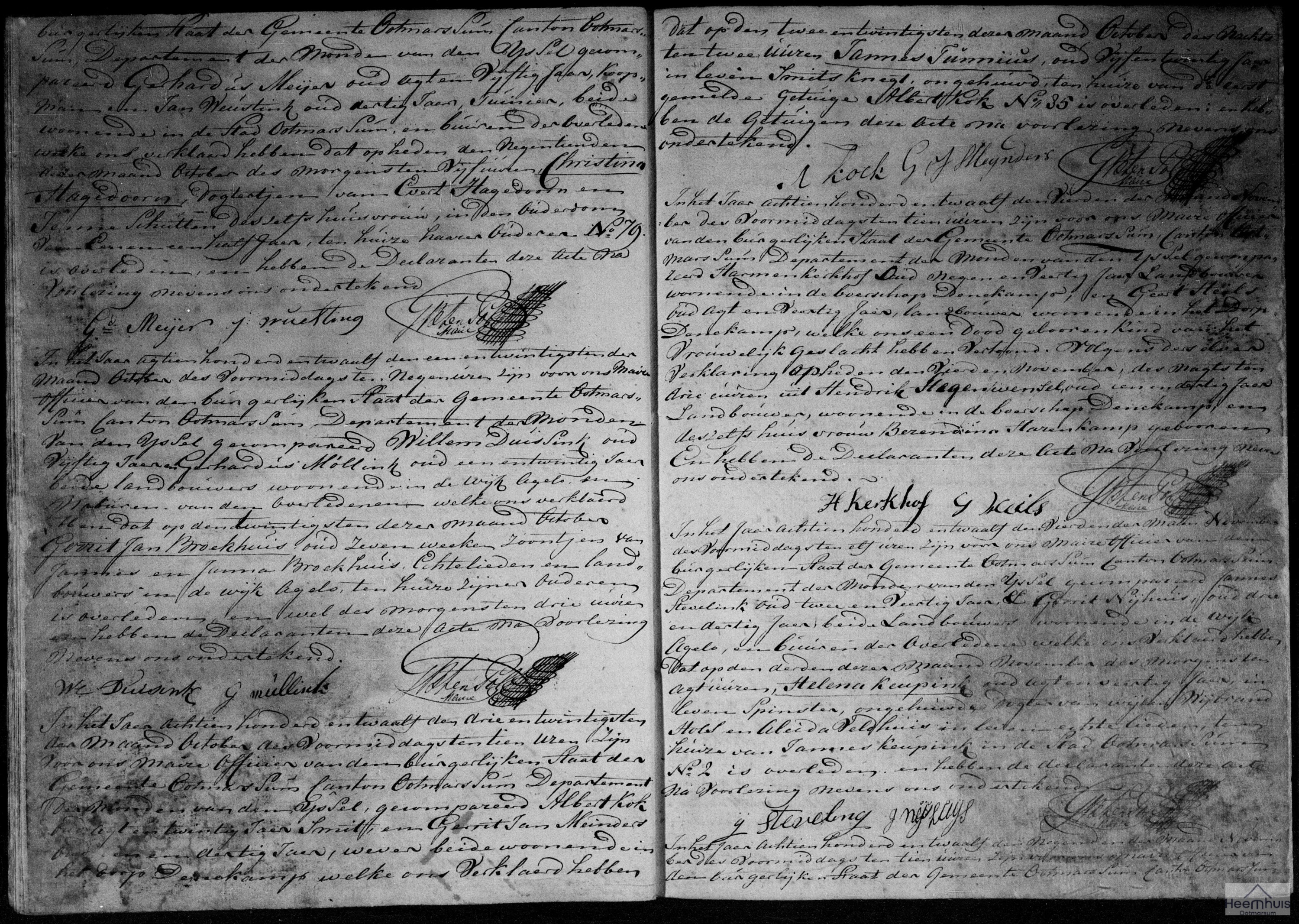 Overlijdensakte van Gerhardus Alberink Overlijdensakte van Gerhardus Alberink