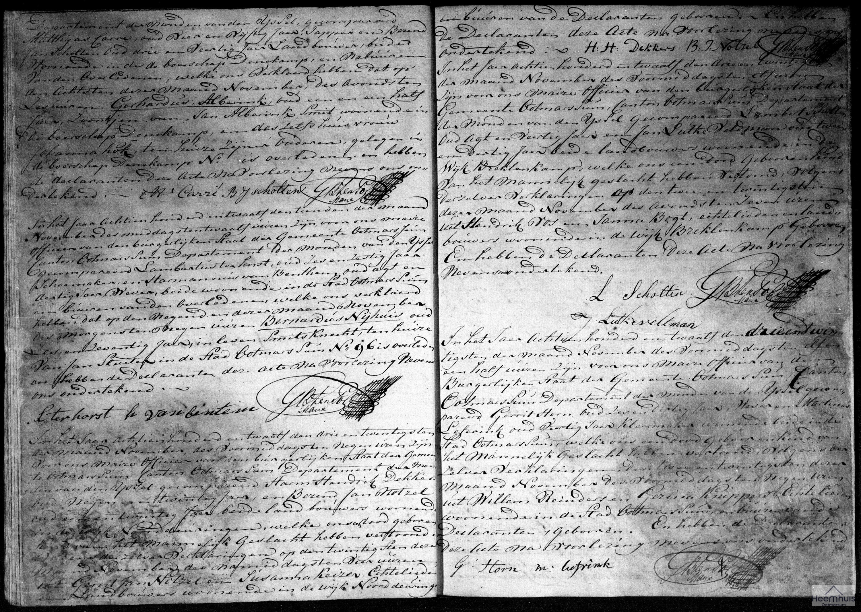 Overlijdensakte van levenloos geboren kind Vos