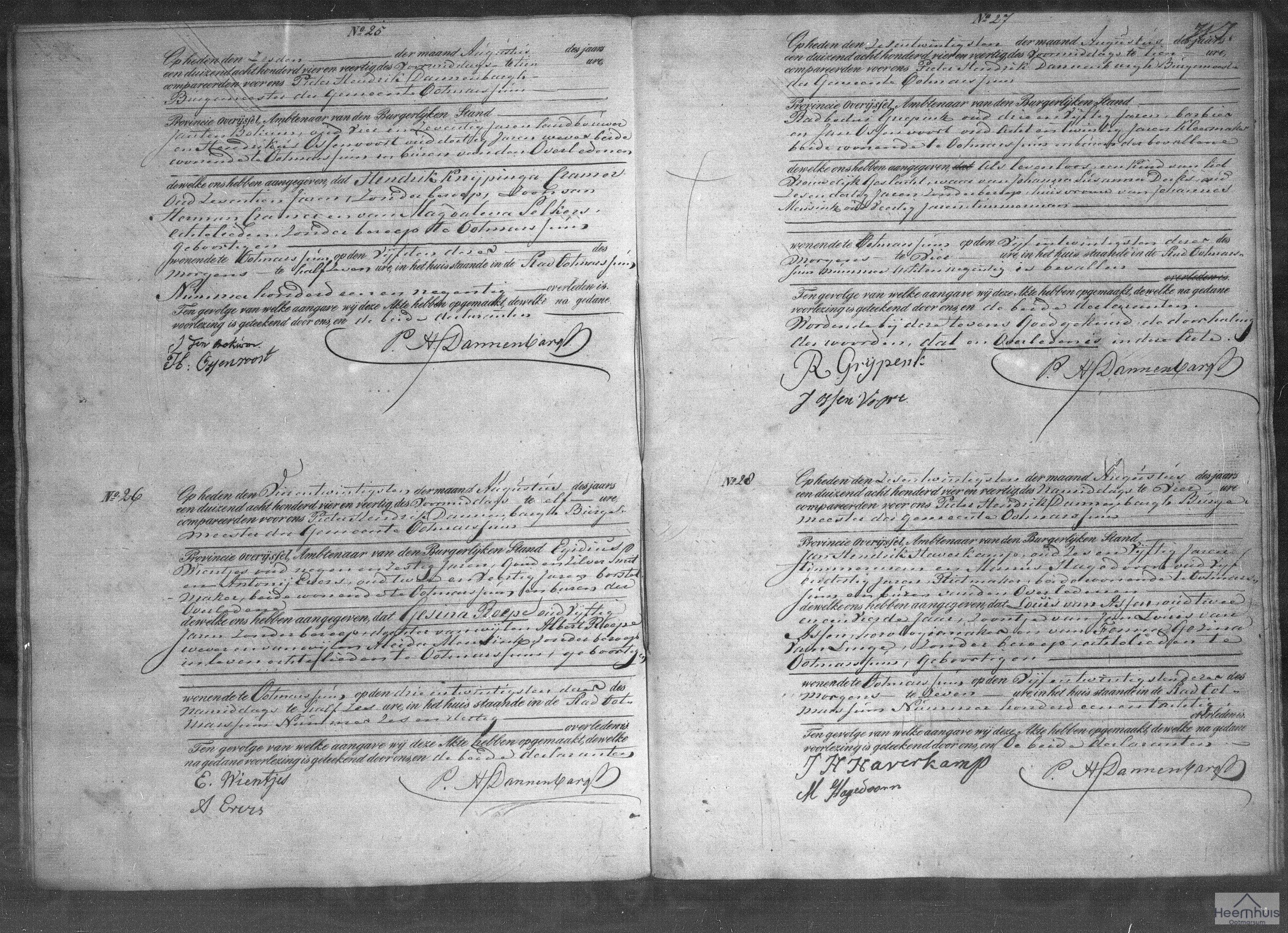 Overlijdensakte van Gesina Roepe Overlijdensakte van Gesina Roepe