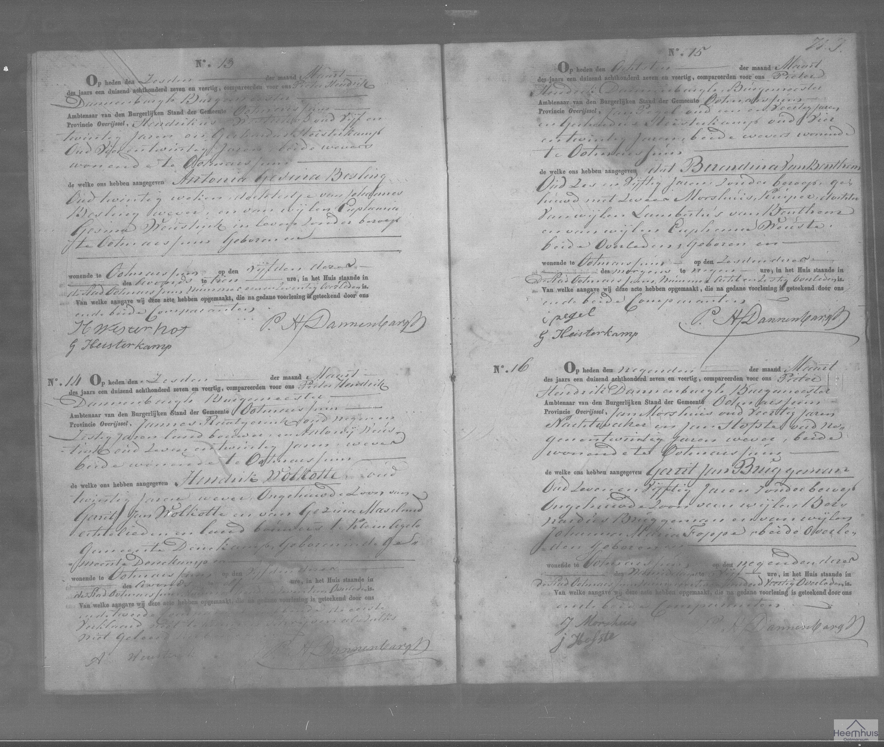 Overlijdensakte van Antonia Gesina Besling Overlijdensakte van Antonia Gesina Besling