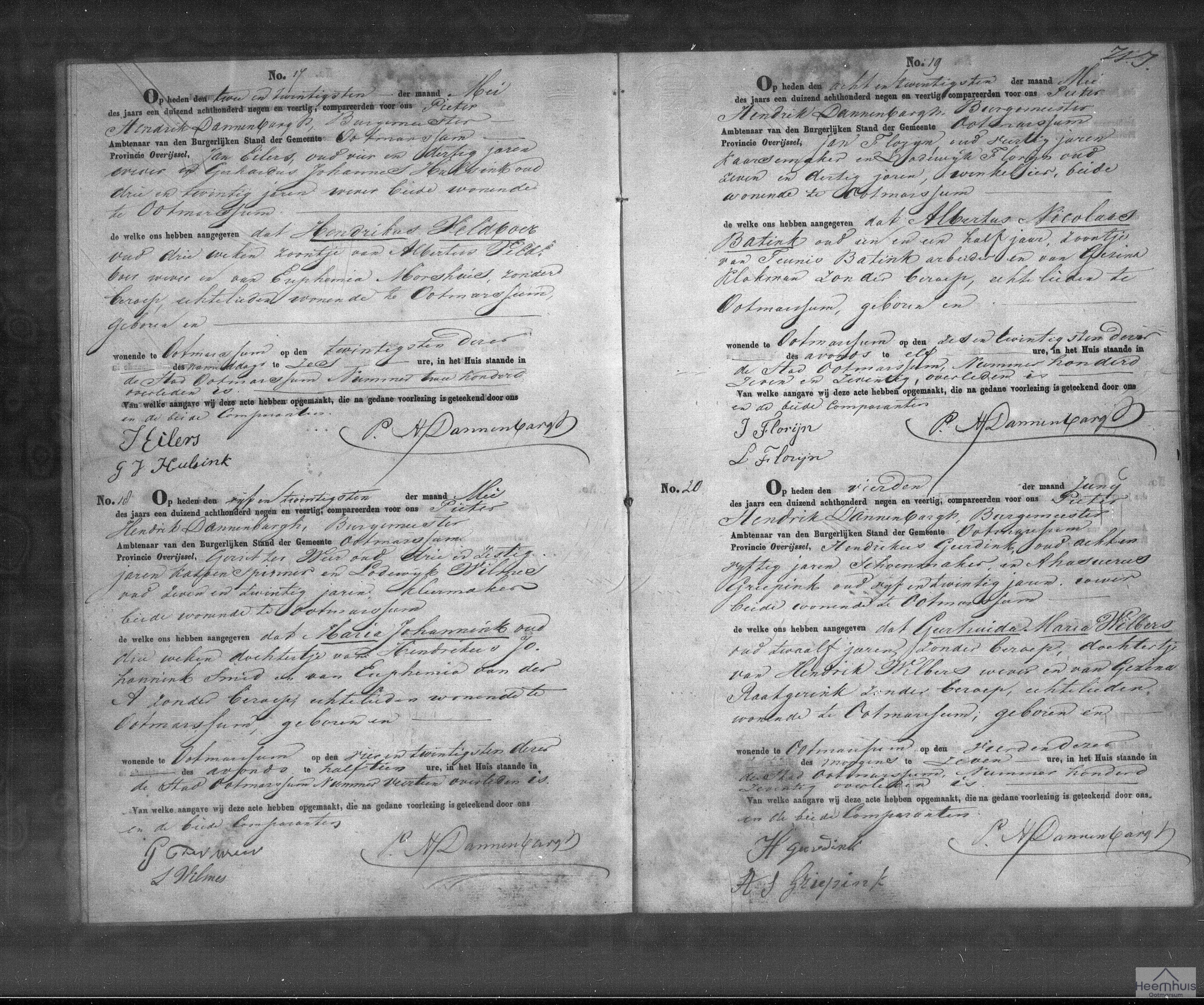 Overlijdensakte van Geertruida Maria Wilbers Overlijdensakte van Geertruida Maria Wilbers