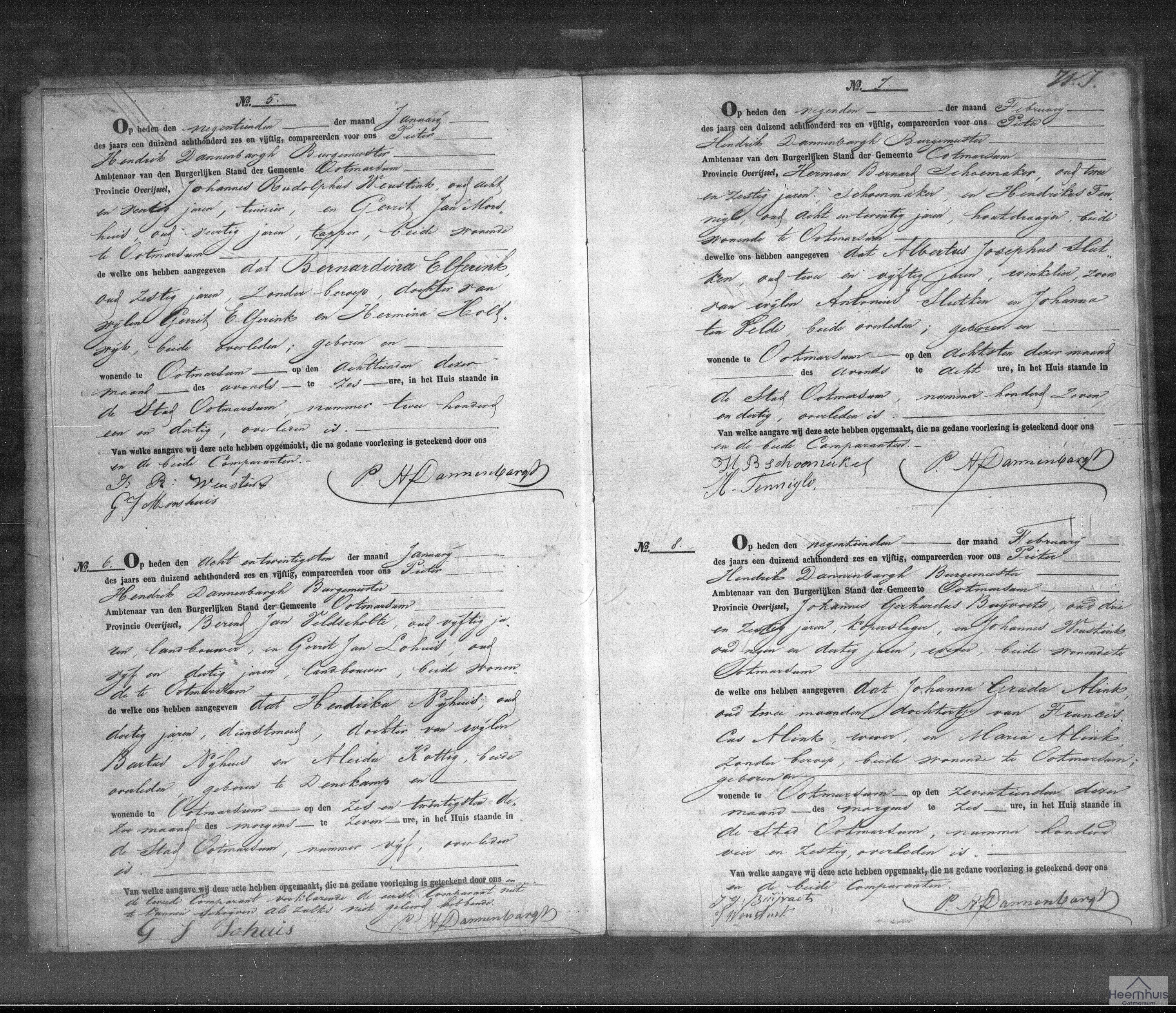 Overlijdensakte van Albertus Josephus Slutken Overlijdensakte van Albertus Josephus Slutken