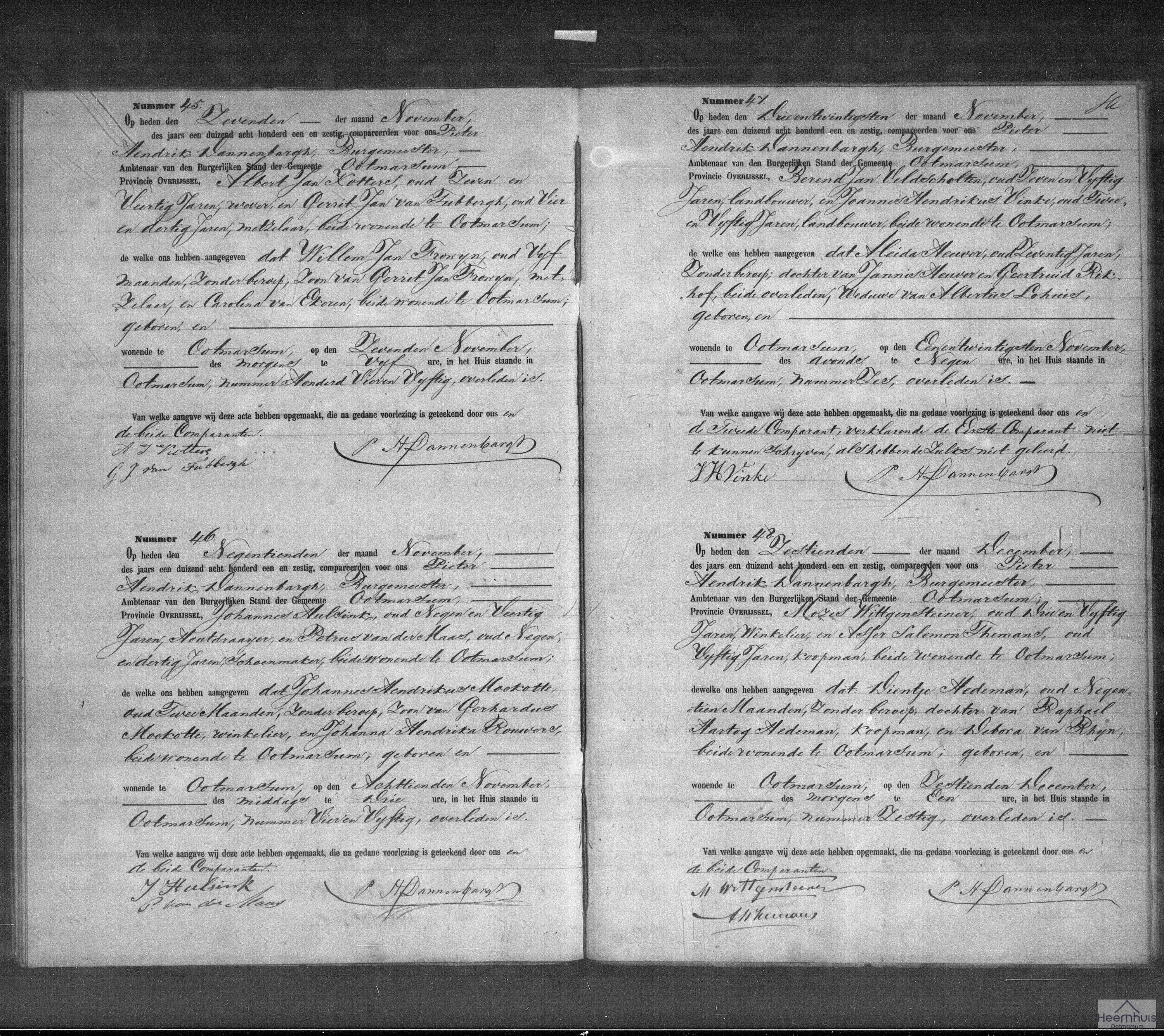 Overlijdensakte van Johannes Hendrikus Moekotte Overlijdensakte van Johannes Hendrikus Moekotte