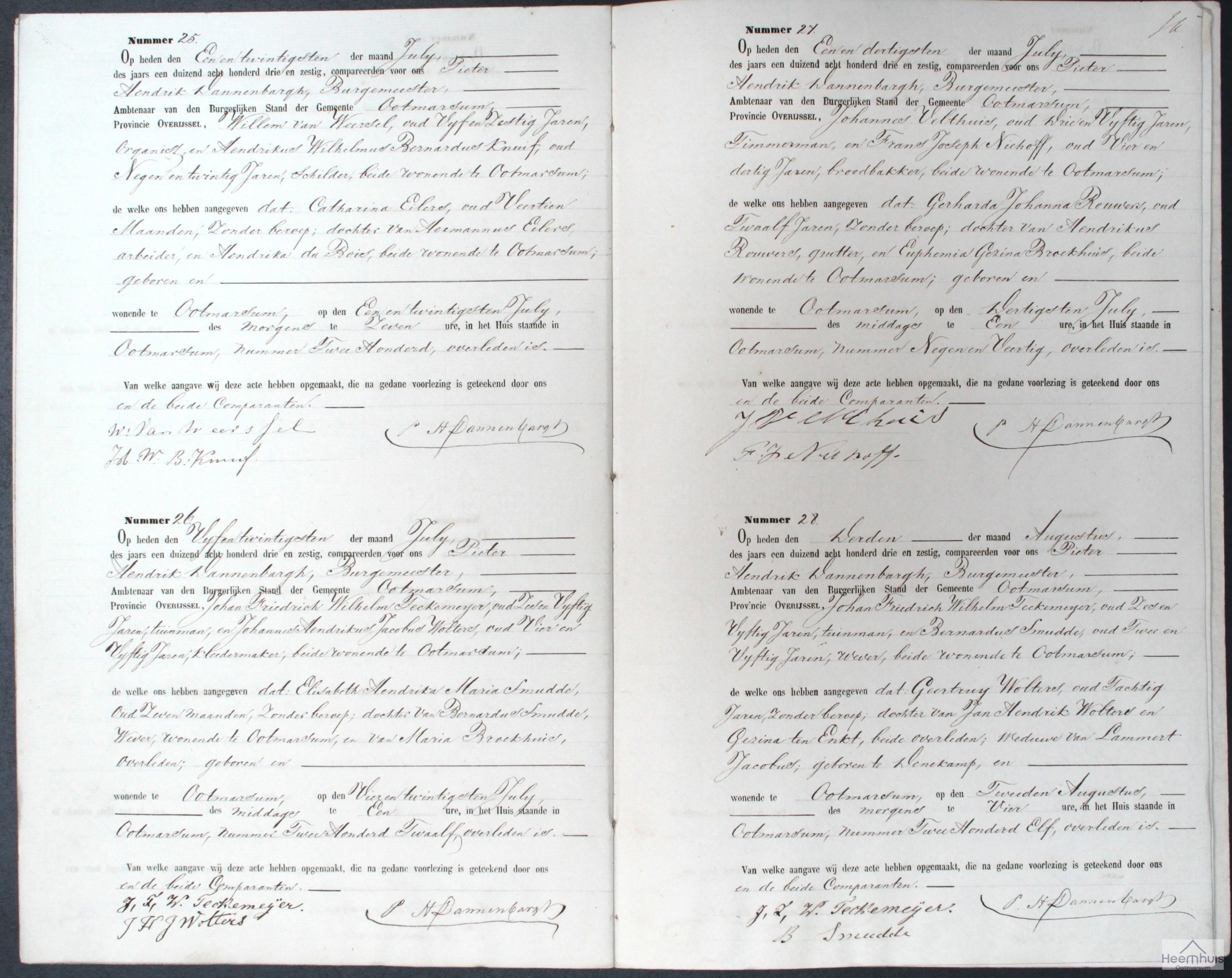 Overlijdensakte van Geertruij Wolters