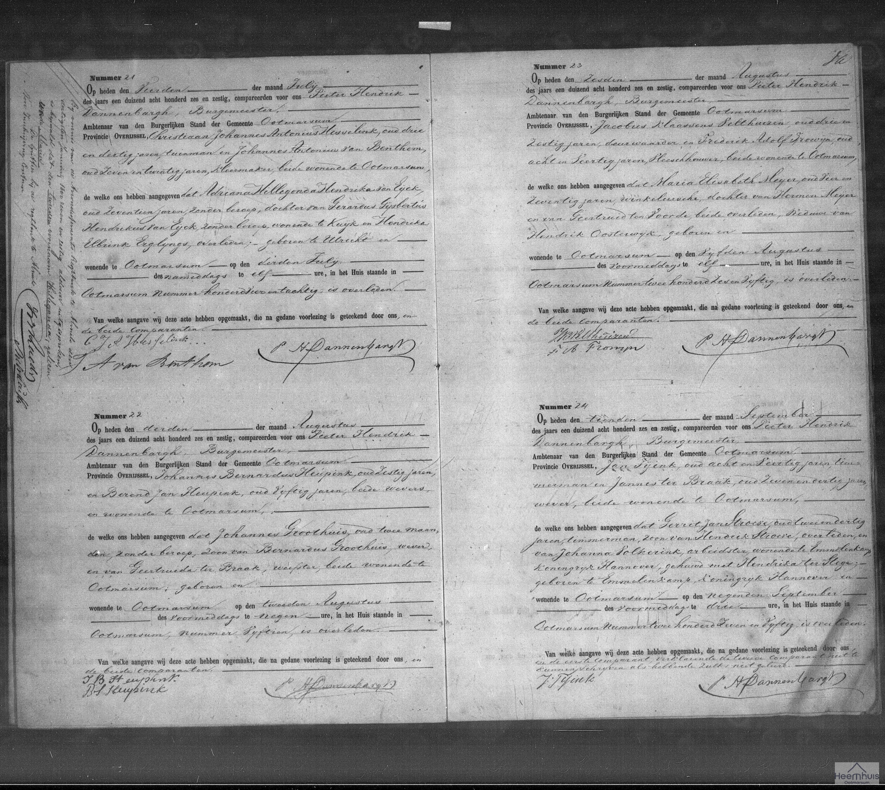 Overlijdensakte van Maria Elisabeth Meijer Overlijdensakte van Maria Elisabeth Meijer