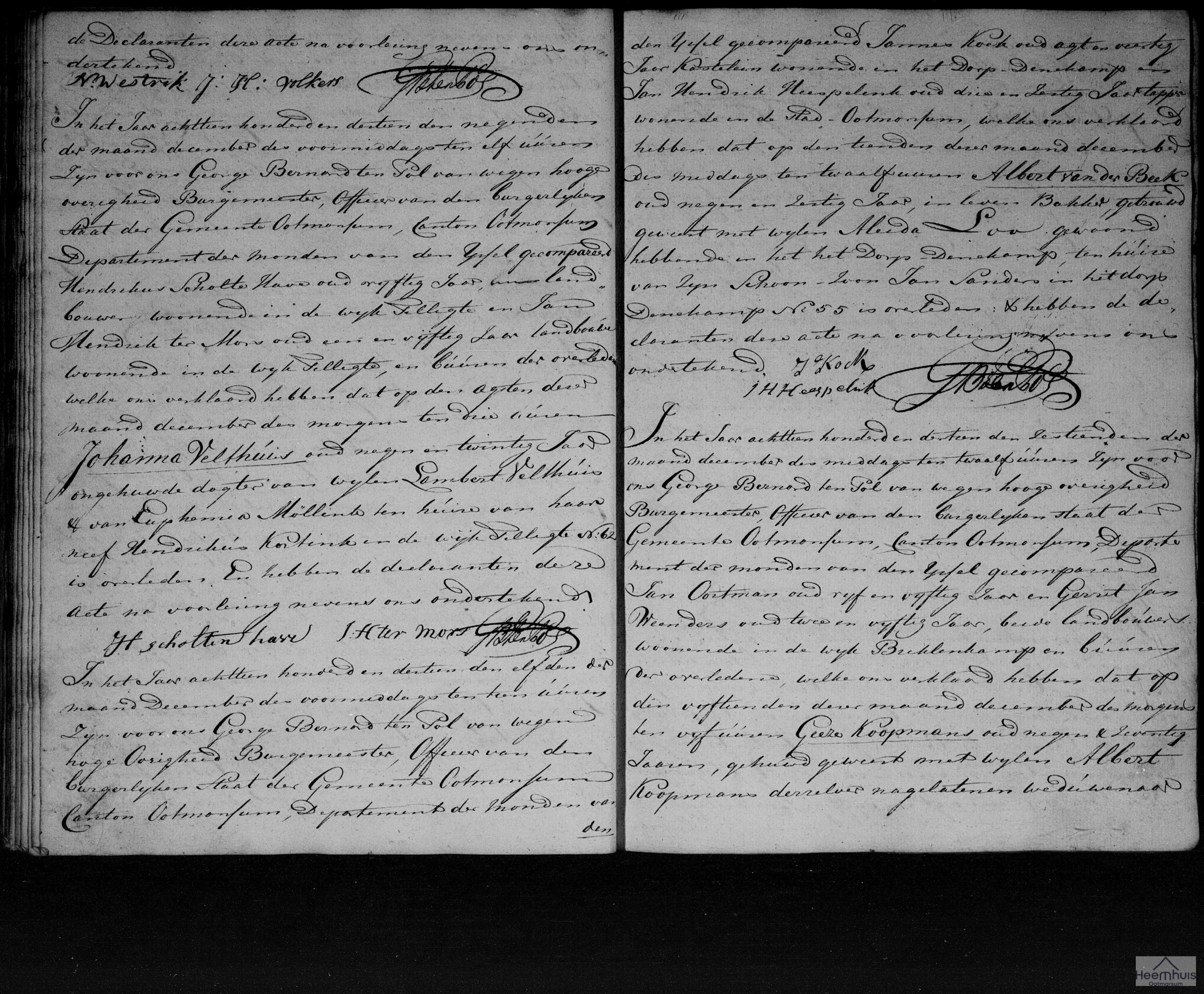 Overlijdensakte van Geeze Koopmans