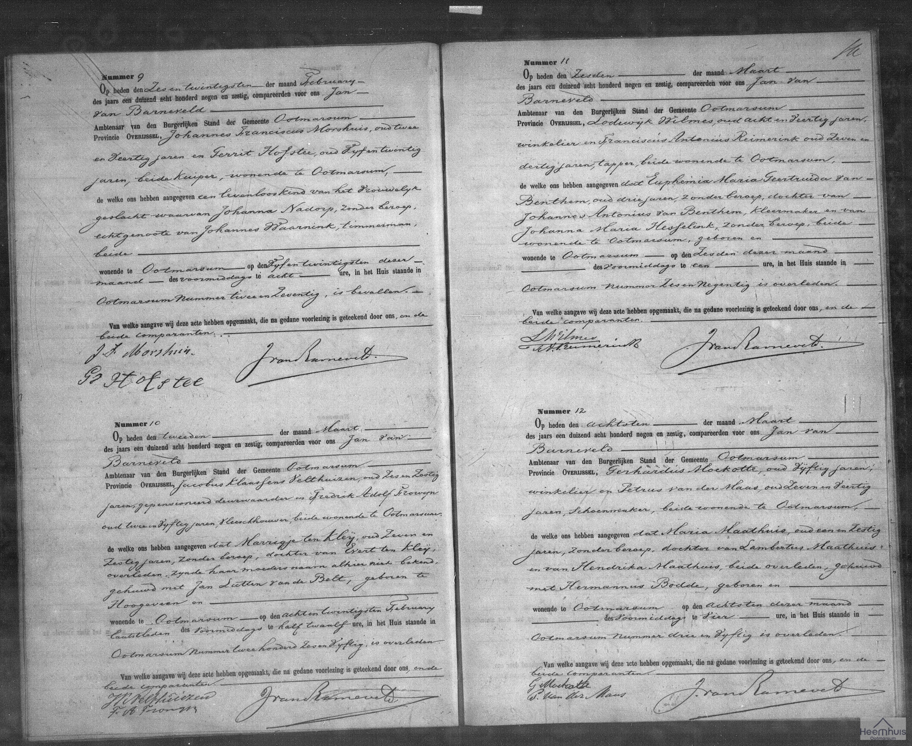 Overlijdensakte van Maria Maathuis Overlijdensakte van Maria Maathuis