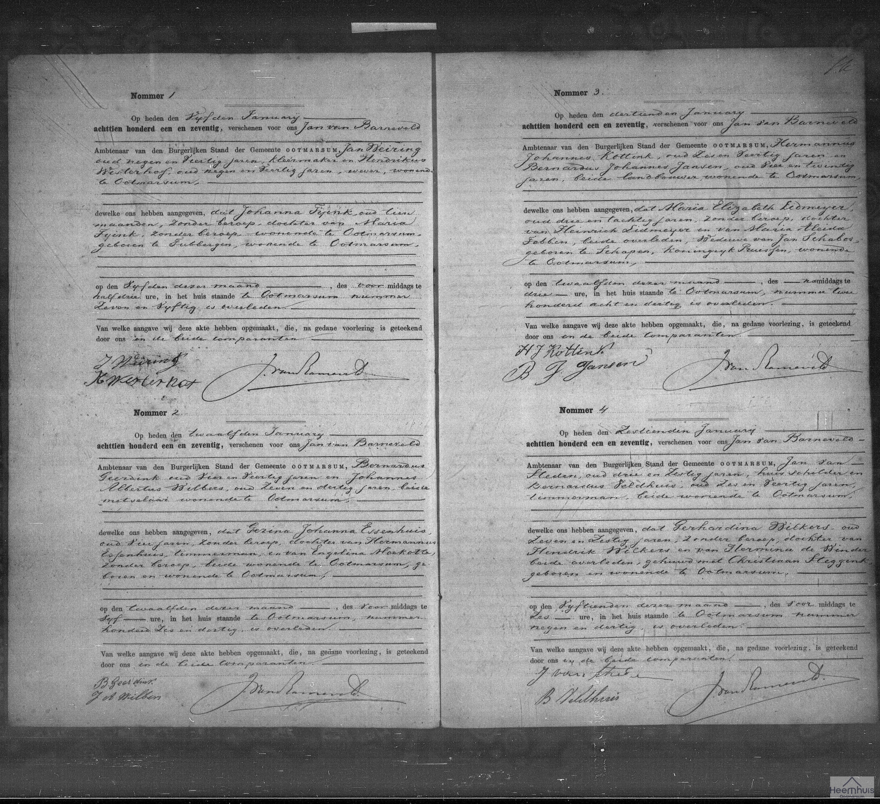 Overlijdensakte van Gezina Johanna Essenhuis Overlijdensakte van Gezina Johanna Essenhuis