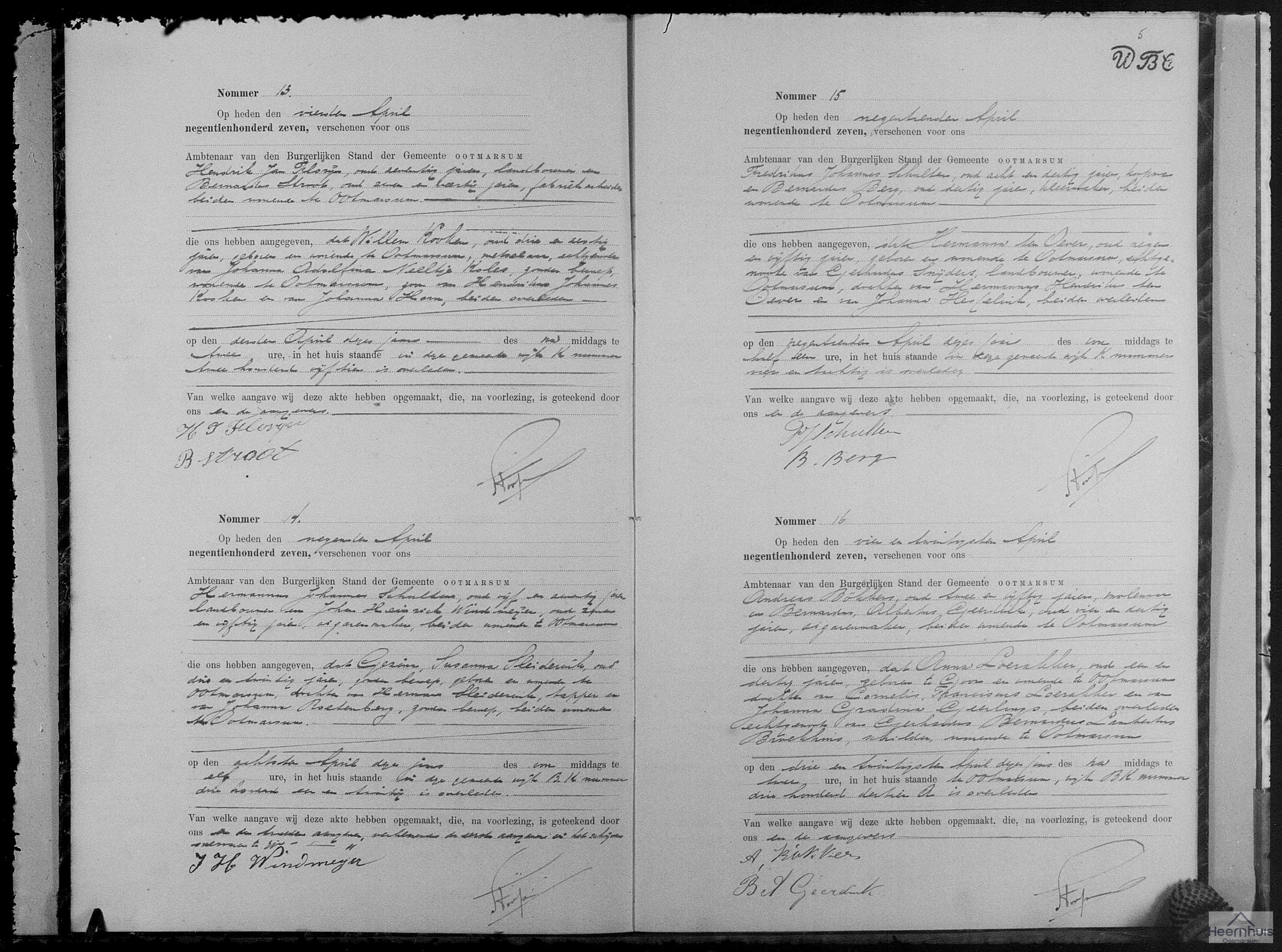 Overlijdensakte van Anna Loerakker Overlijdensakte van Anna Loerakker