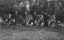 Examenfoto t.g.v. het behalen van het melkdiploma.